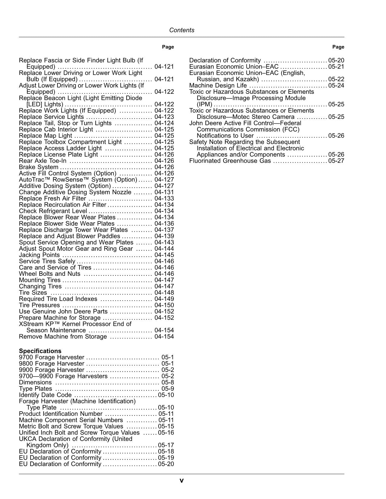 JOHN DEERE 9700 9800 9900 HARVESTER OPERATORS MANUAL #4