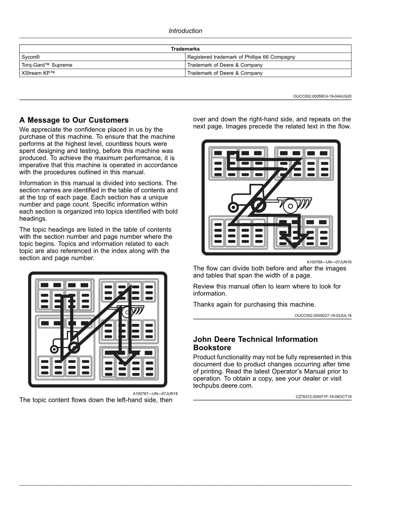 JOHN DEERE 9700 9800 9900 HARVESTER OPERATORS MANUAL #4