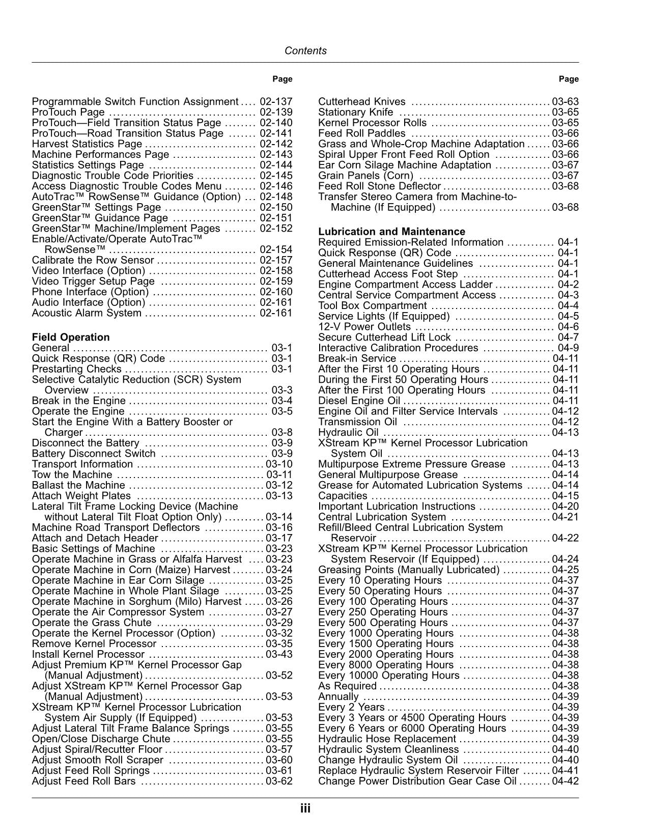 JOHN DEERE 9700 9800 9900 HARVESTER OPERATORS MANUAL #5