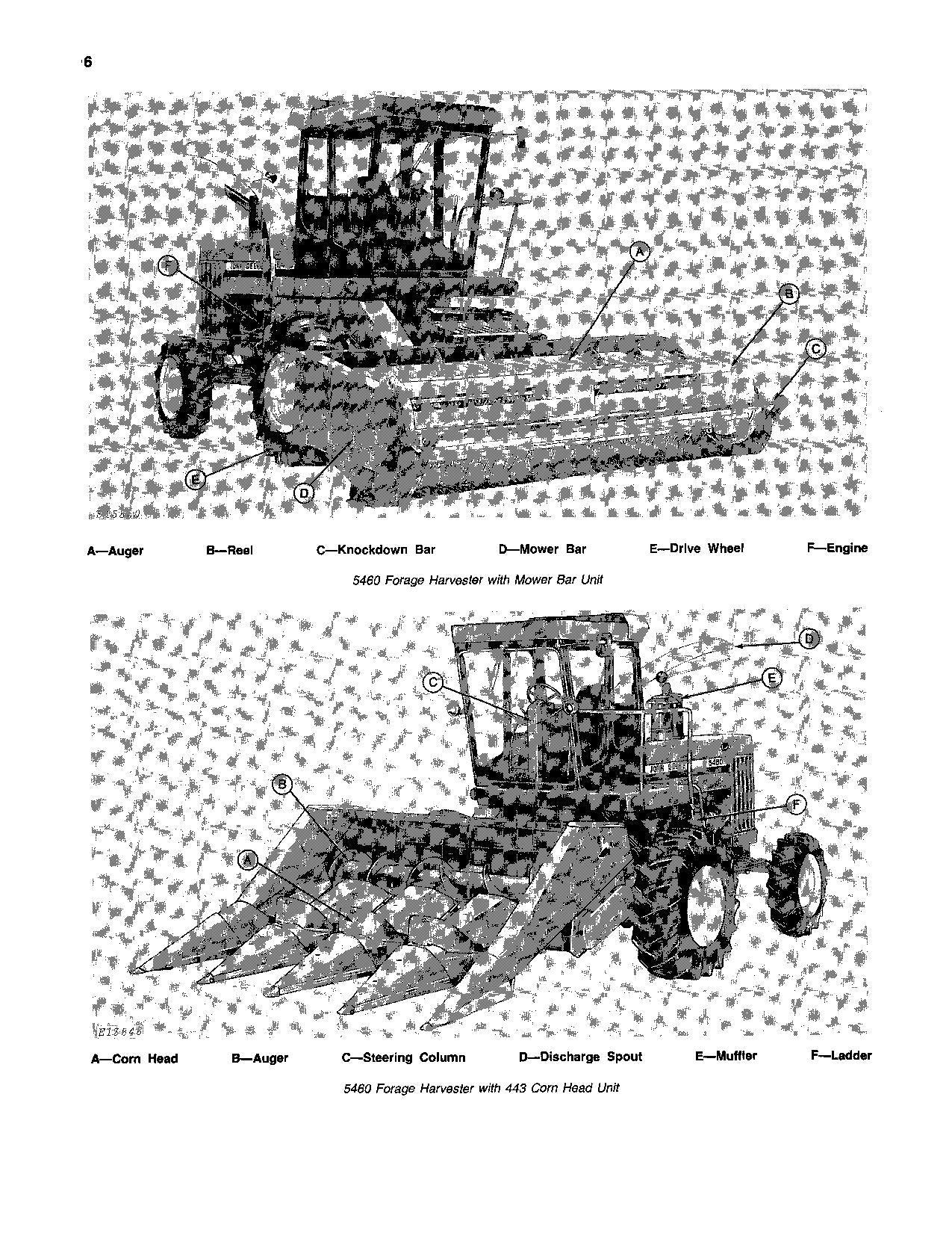 JOHN DEERE 5440 5460 HARVESTER OPERATORS MANUAL