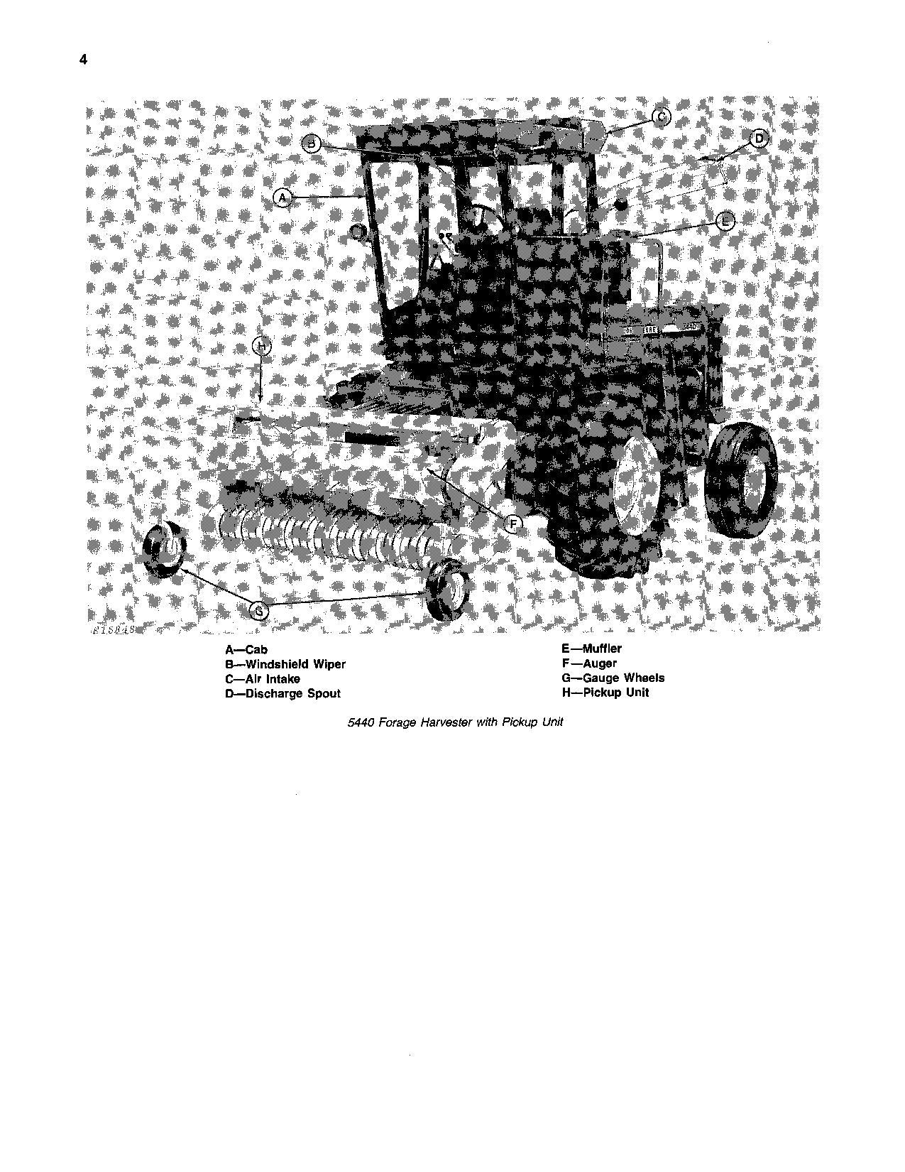 JOHN DEERE 5440 5460 HARVESTER OPERATORS MANUAL