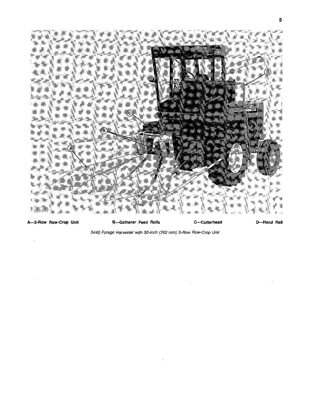 JOHN DEERE 5440 5460 HARVESTER OPERATORS MANUAL