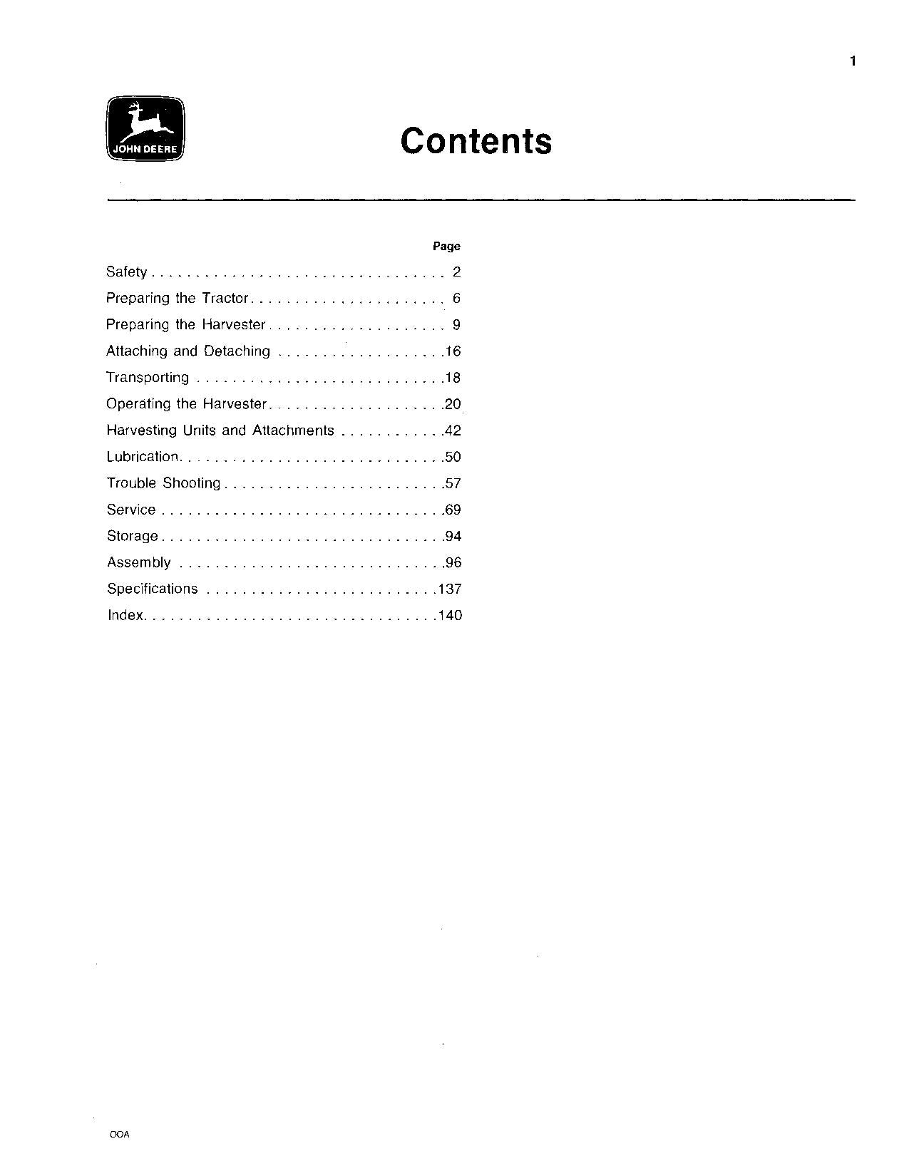 JOHN DEERE 3940 3960 HARVESTER OPERATORS MANUAL