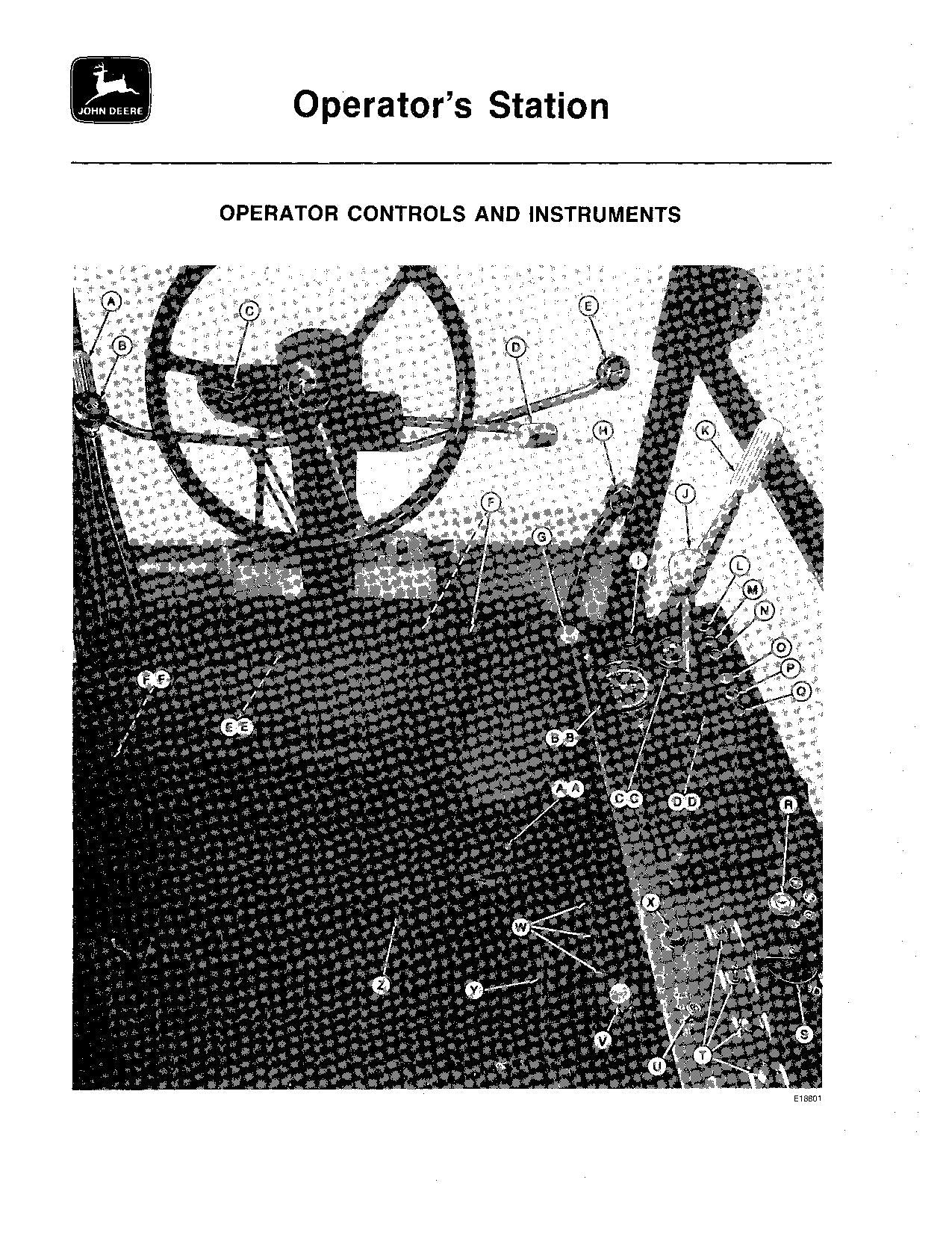 JOHN DEERE 5720 5820 HARVESTER OPERATORS MANUAL #1