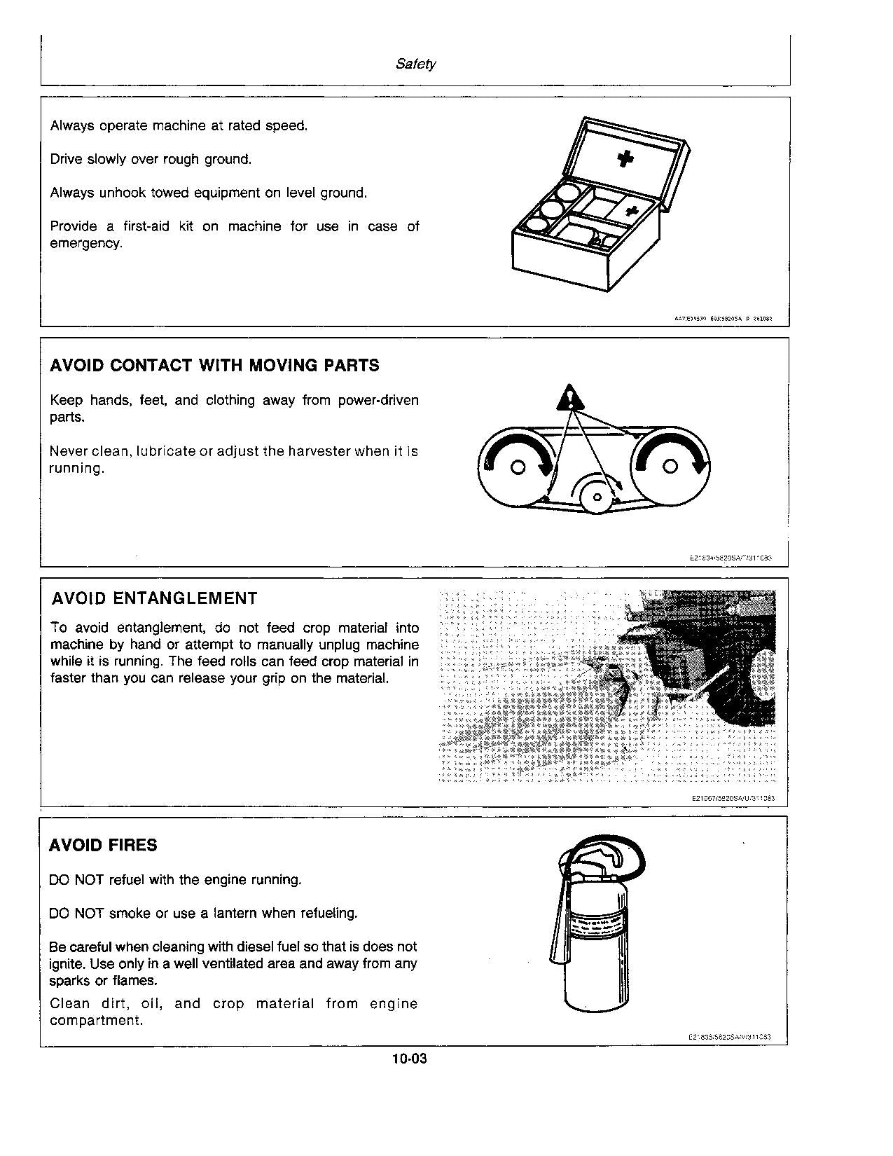 JOHN DEERE 5720 5820 HARVESTER OPERATORS MANUAL #2