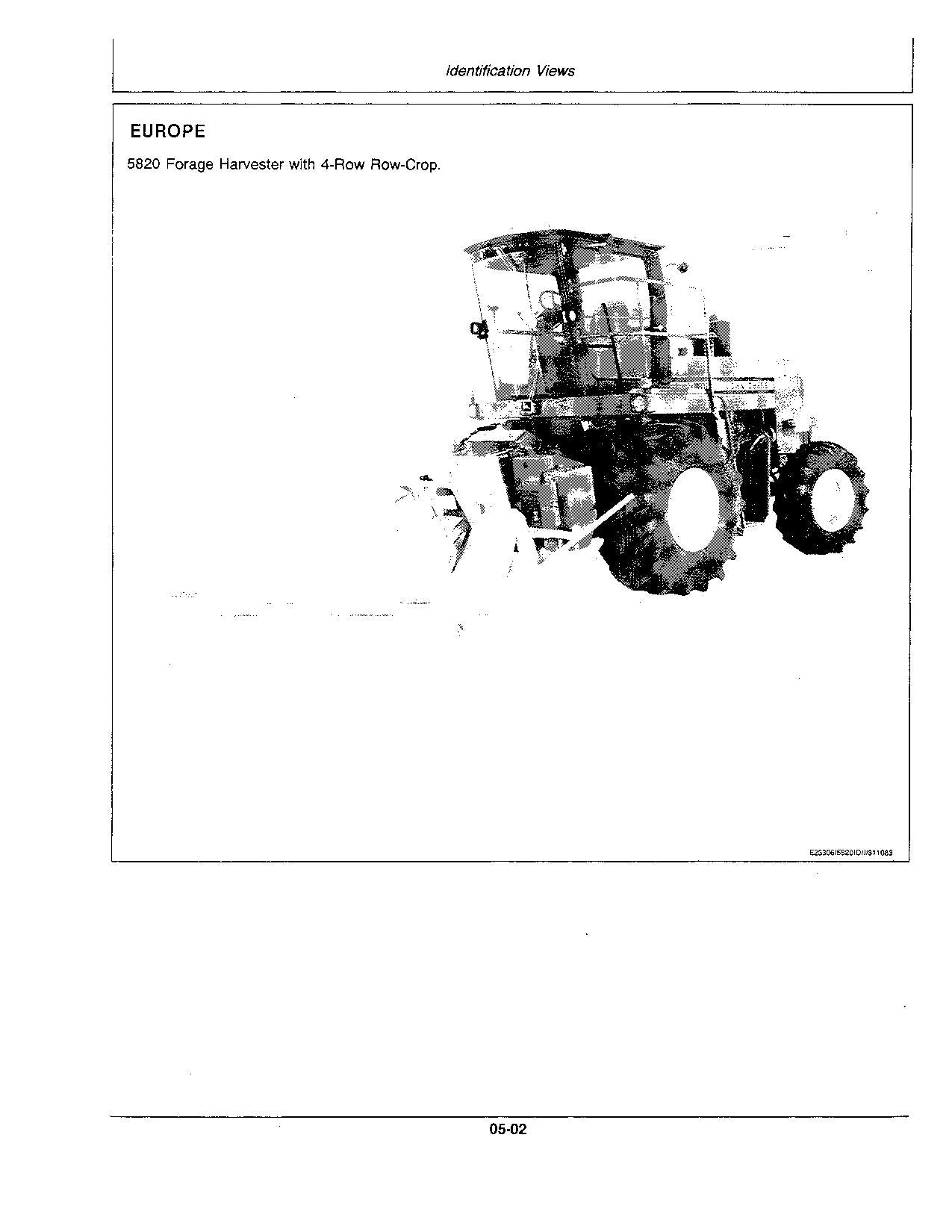 JOHN DEERE 5720 5820 HARVESTER OPERATORS MANUAL #2