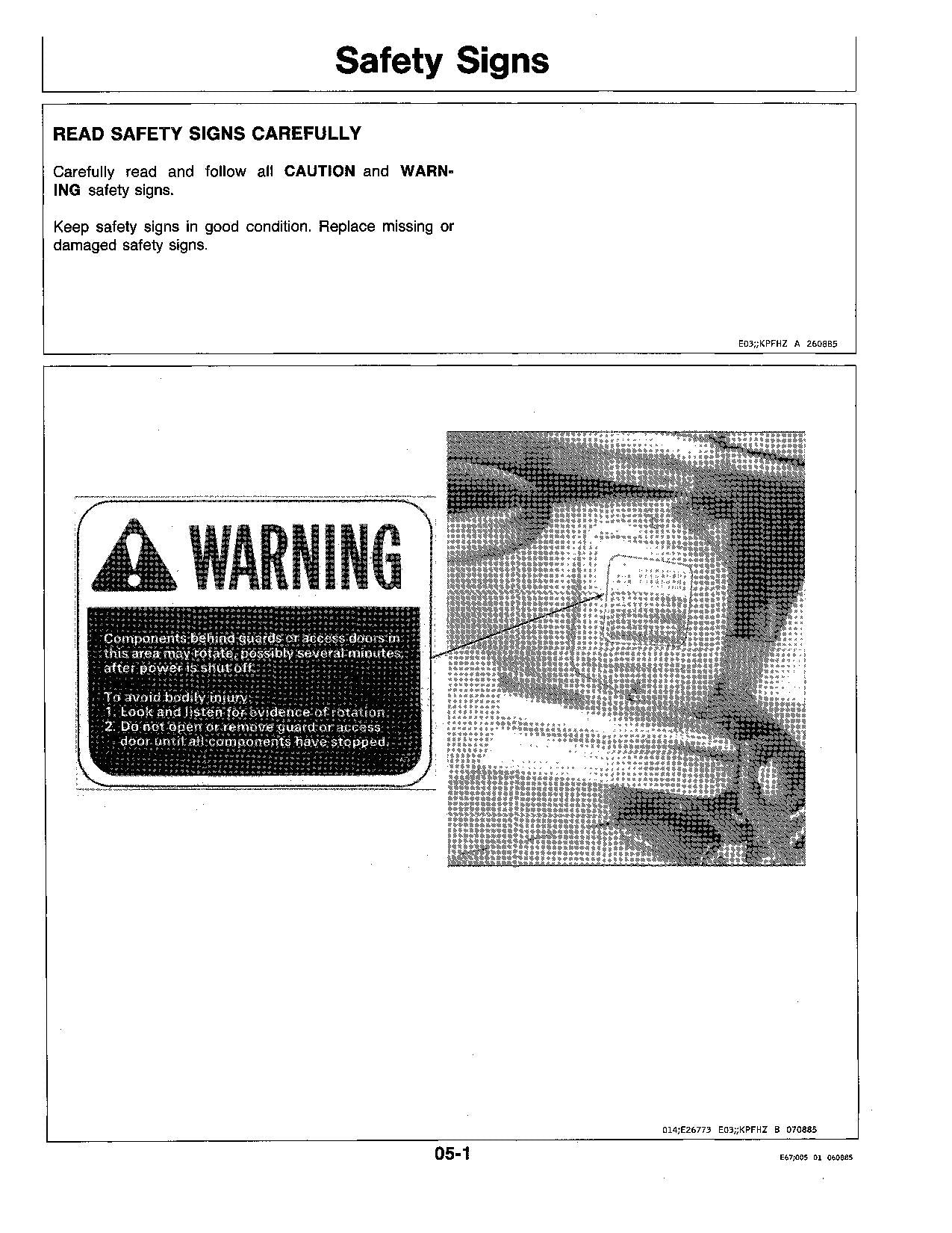 JOHN DEERE KERNEL 5200 5400 5440 5460 5730 5720 5830 HARVESTER OPERATORS MANUAL