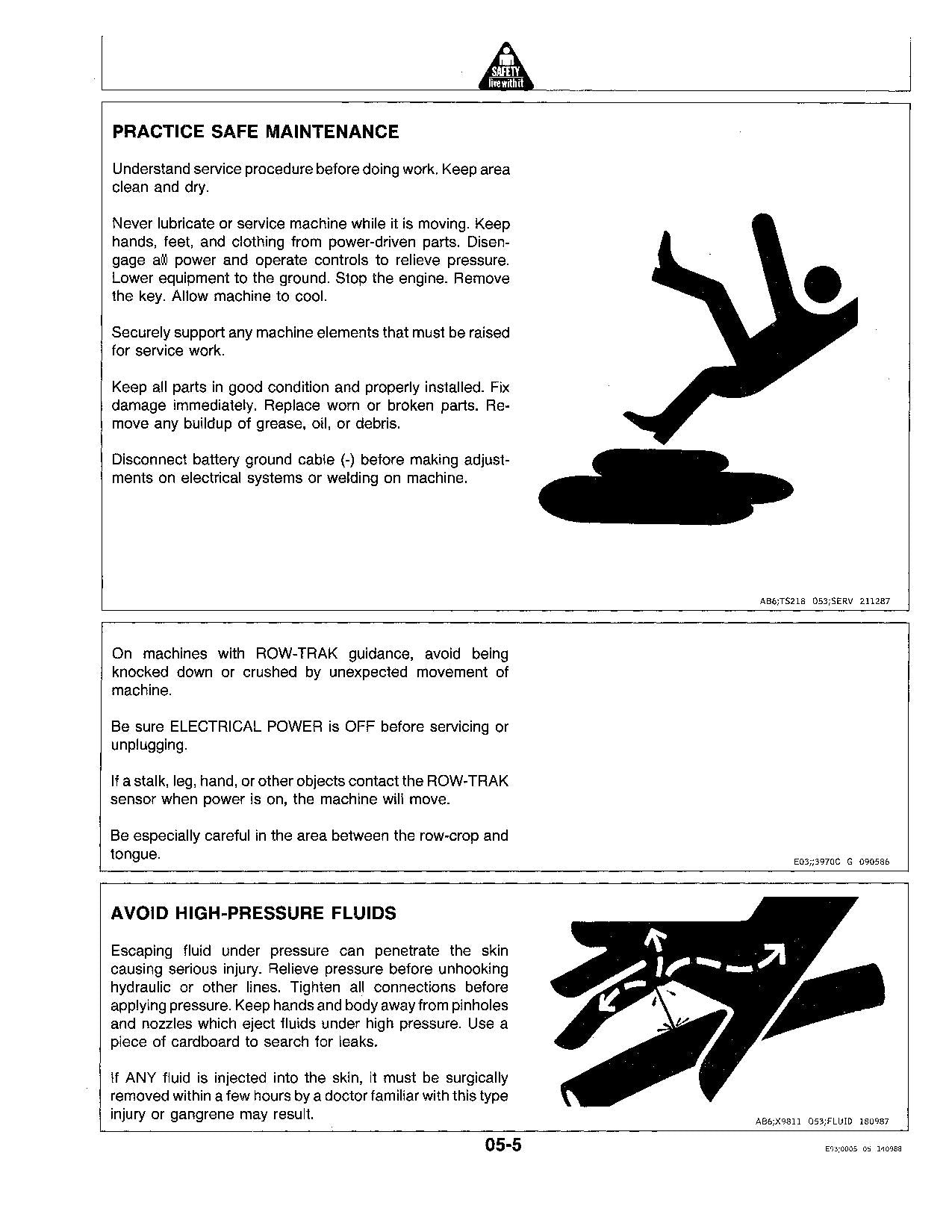 JOHN DEERE 3950 3970 HARVESTER OPERATORS MANUAL #1