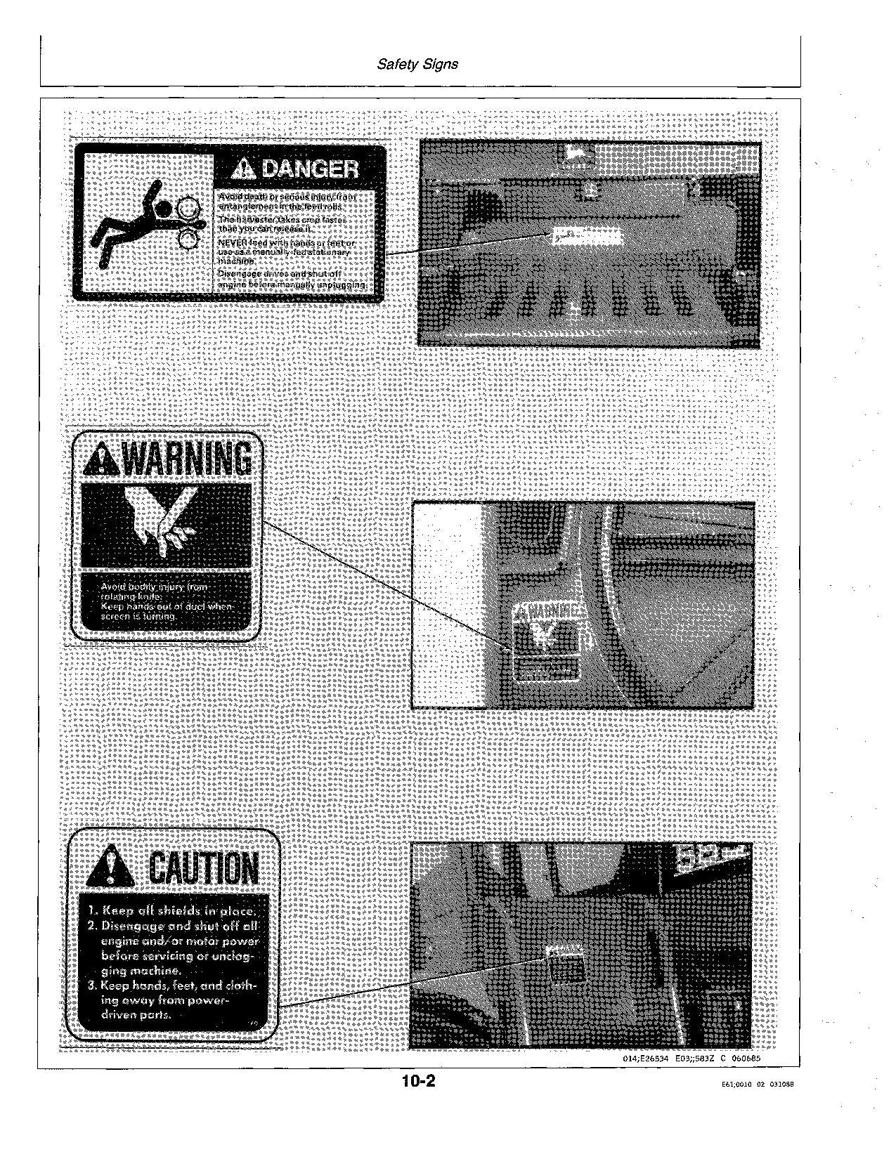 JOHN DEERE 5730 5830 HARVESTER OPERATORS MANUAL