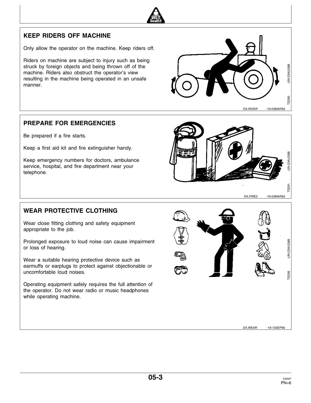 JOHN DEERE 3950 3970 HARVESTER OPERATORS MANUAL #2