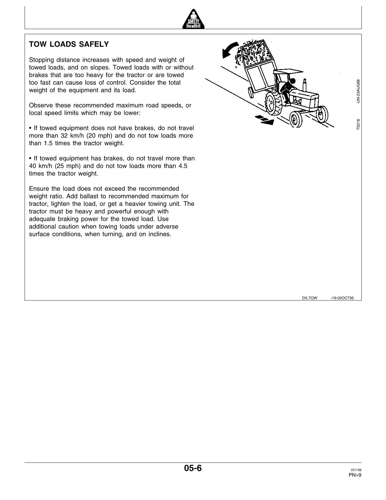 JOHN DEERE 3950 3970 HARVESTER OPERATORS MANUAL #3