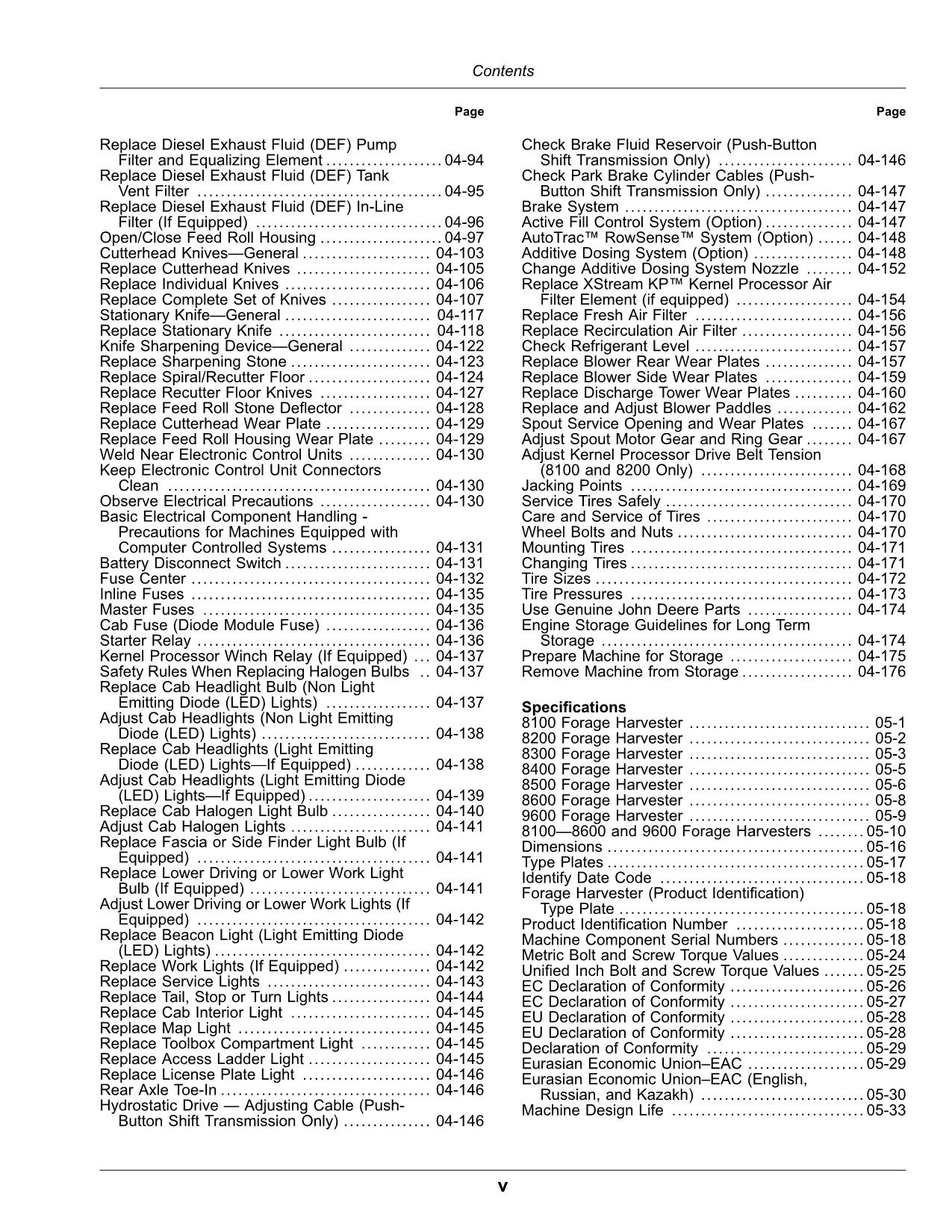 JOHN DEERE 8100 8200 8300 8400 8500 8600 9600 HARVESTER OPERATORS MANUAL #4