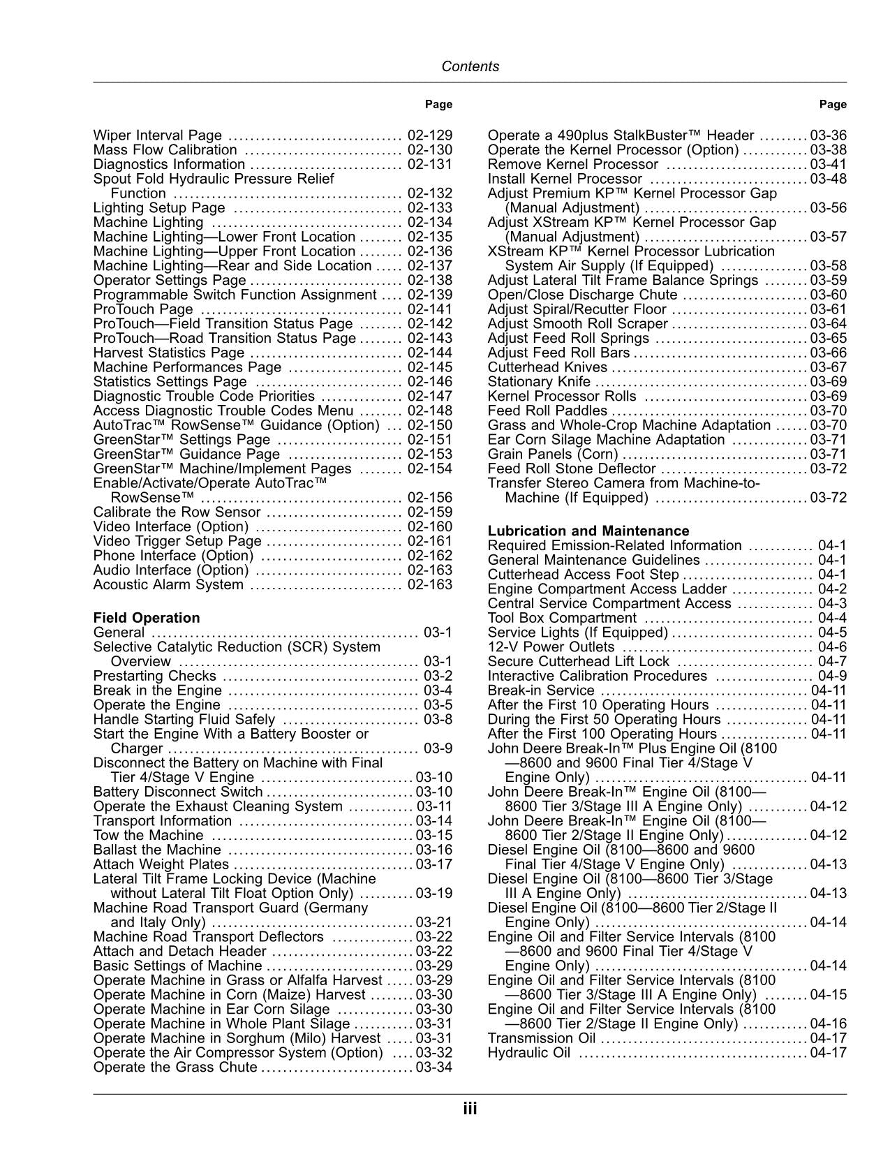 JOHN DEERE 8100 8200 8300 8400 8500 8600 9600 HARVESTER OPERATORS MANUAL #4