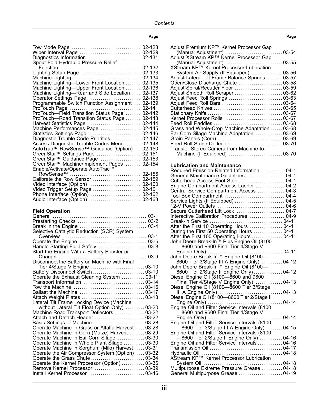 JOHN DEERE 8100 8200 8300 8400 8500 8600 9600 HARVESTER OPERATORS MANUAL #5