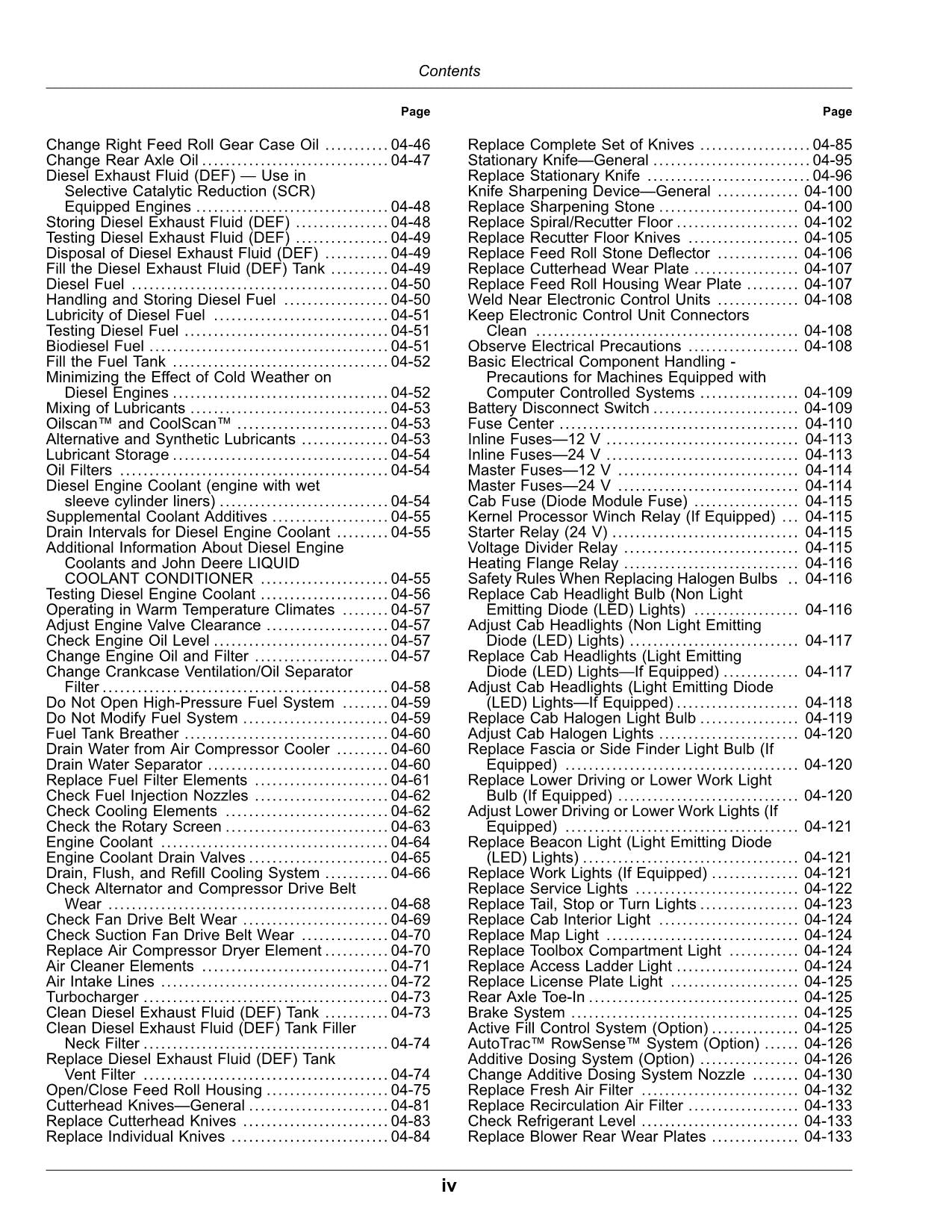 JOHN DEERE 9700 9800 9900 HARVESTER OPERATORS MANUAL #7