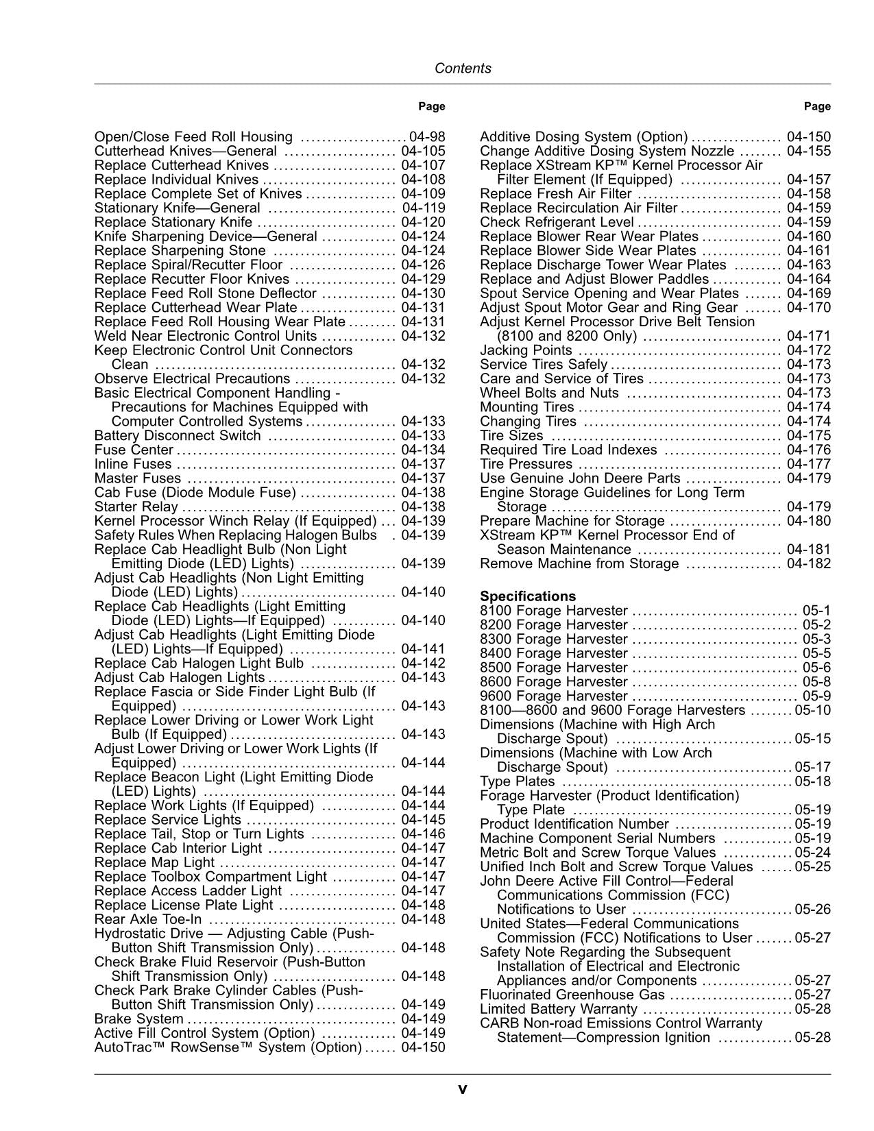 JOHN DEERE 8100 8200 8300 8400 8500 8600 9600 HARVESTER OPERATORS MANUAL #7