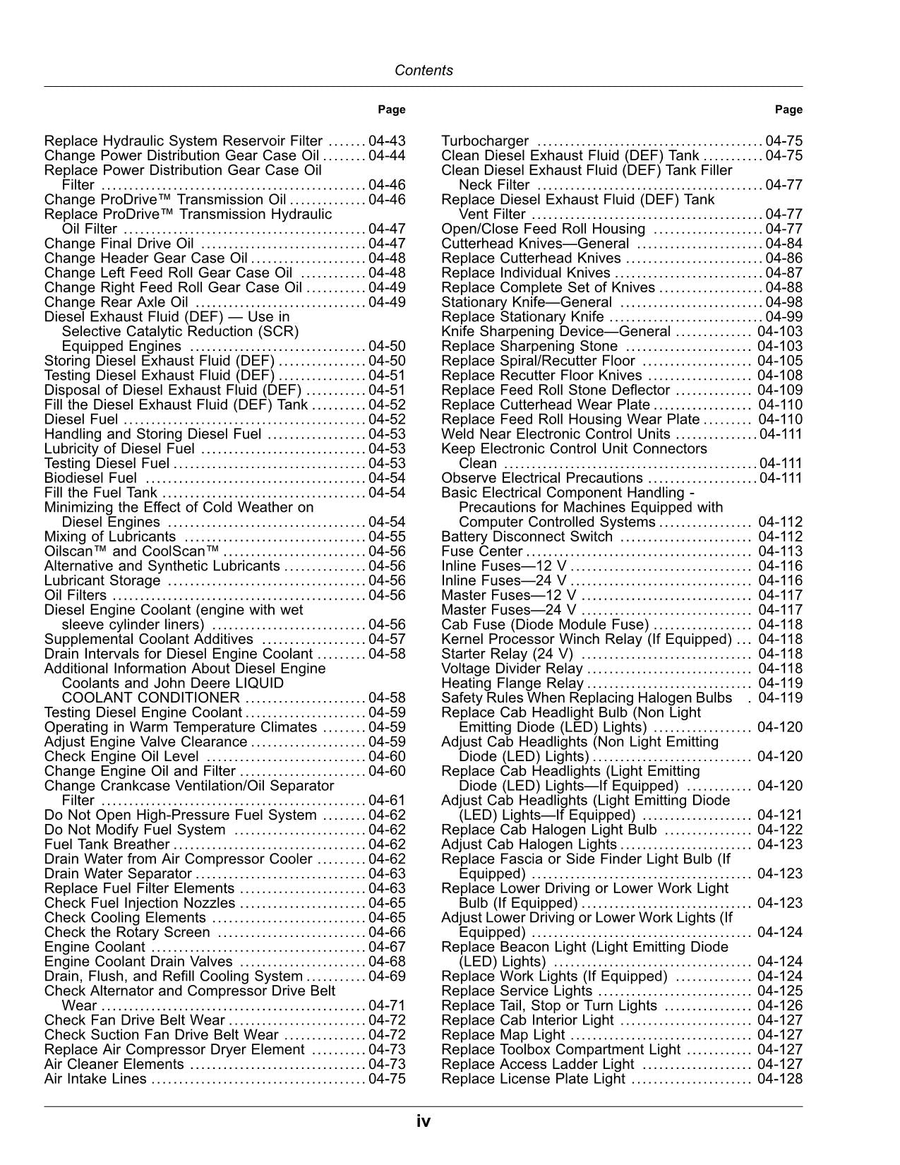 JOHN DEERE 9700 9800 9900 HARVESTER OPERATORS MANUAL #8