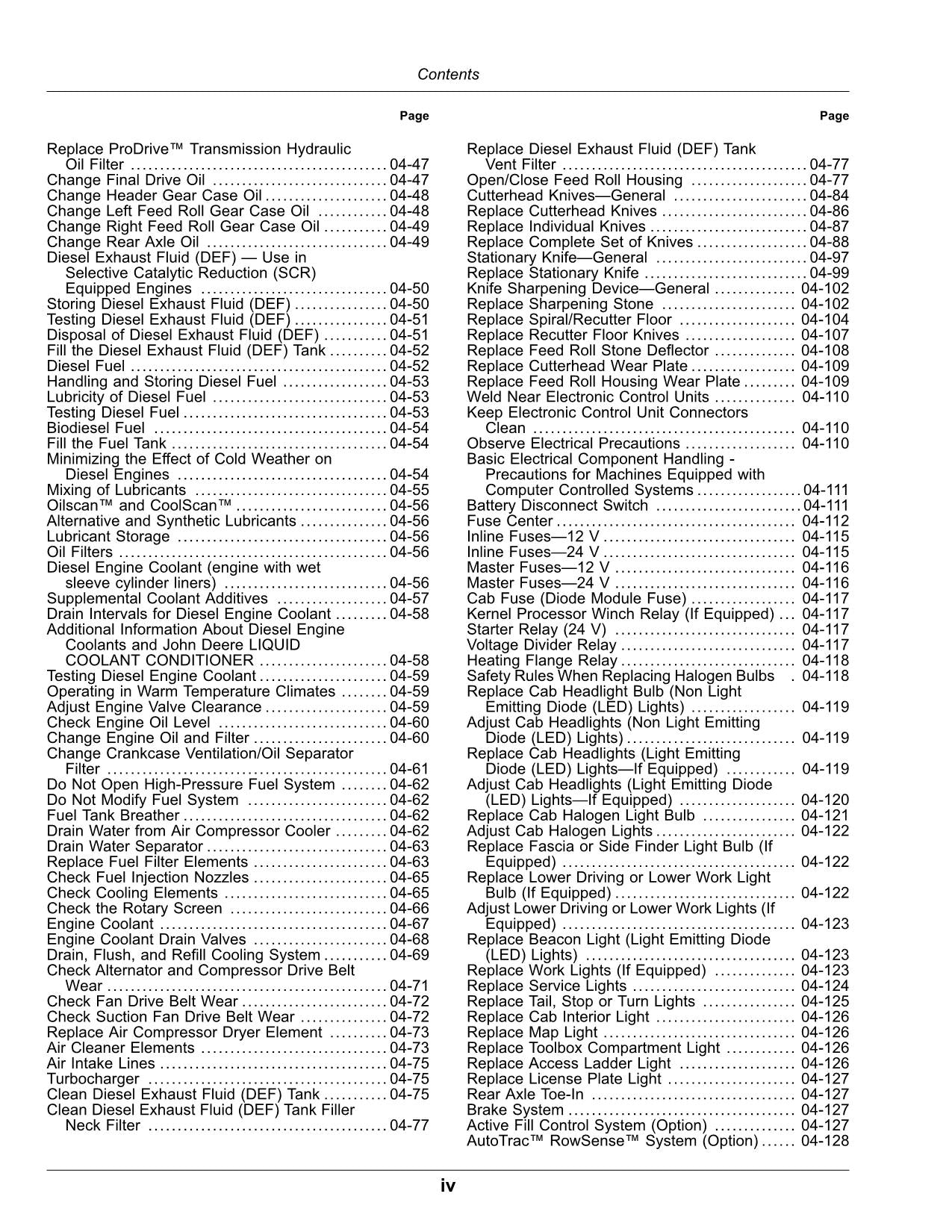 JOHN DEERE 9700 9800 9900 HARVESTER OPERATORS MANUAL #9