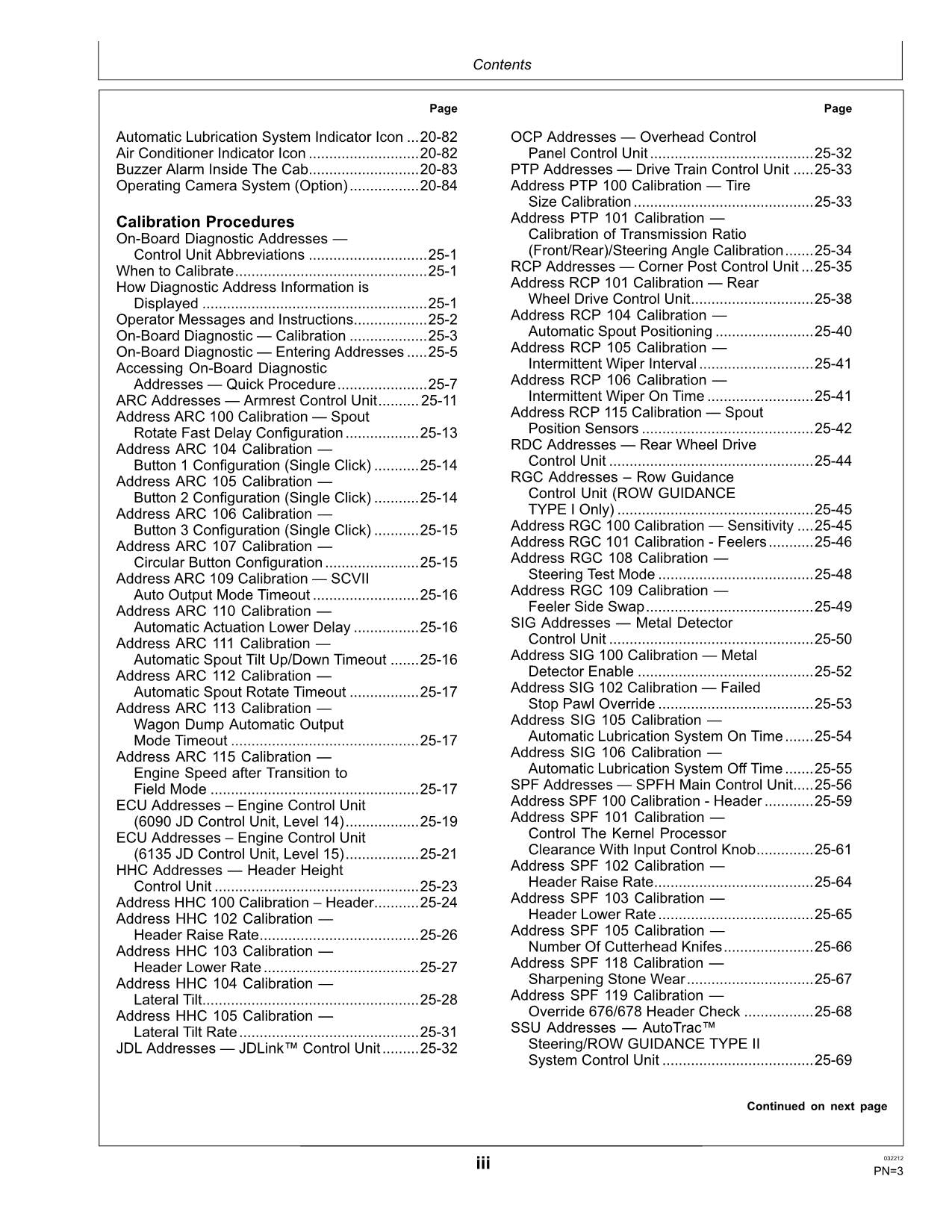 JOHN DEERE 7250 7350 7450 7550 7750 HARVESTER OPERATORS MANUAL #2