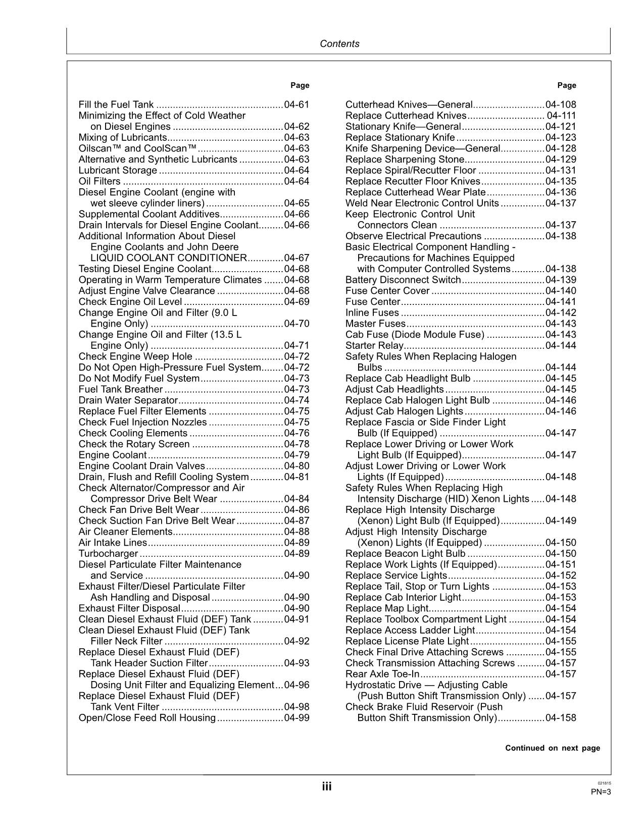 JOHN DEERE 8200 8400 850 ,8100 8600 HARVESTER OPERATORS MANUAL