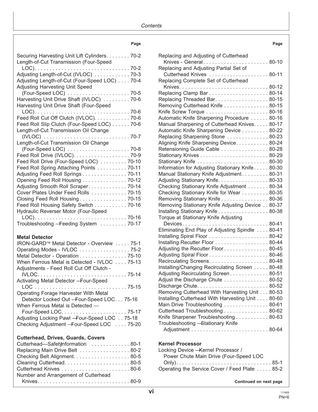 JOHN DEERE 7200 7300 7400 7500 7700 HARVESTER OPERATORS MANUAL 508669-