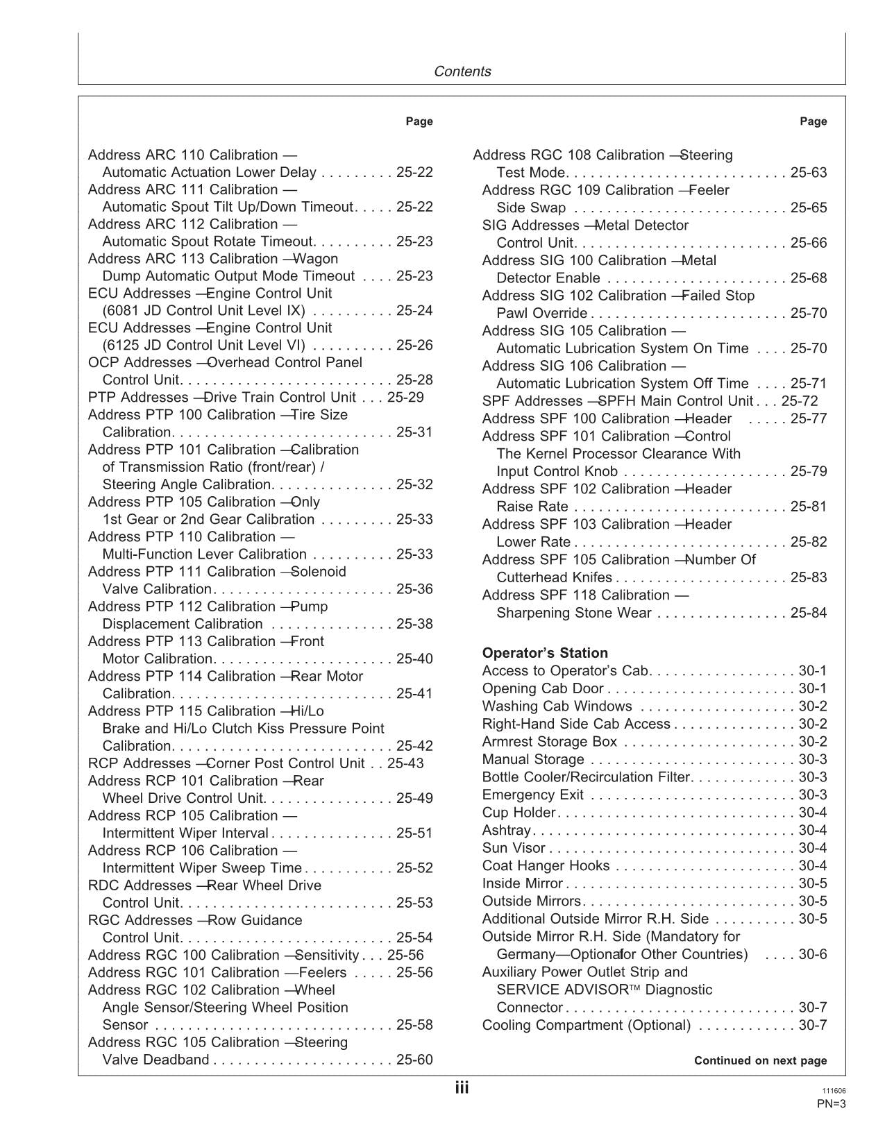 JOHN DEERE 7200 7300 7400 7500 7700 HARVESTER OPERATORS MANUAL 508669-