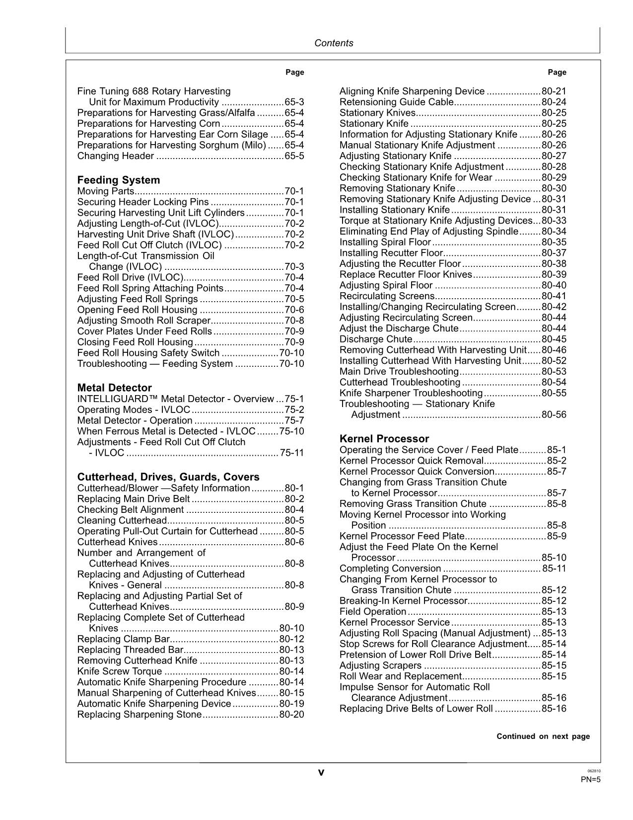 JOHN DEERE 7250 7350 7450 7550 7750 HARVESTER OPERATORS MANUAL #4