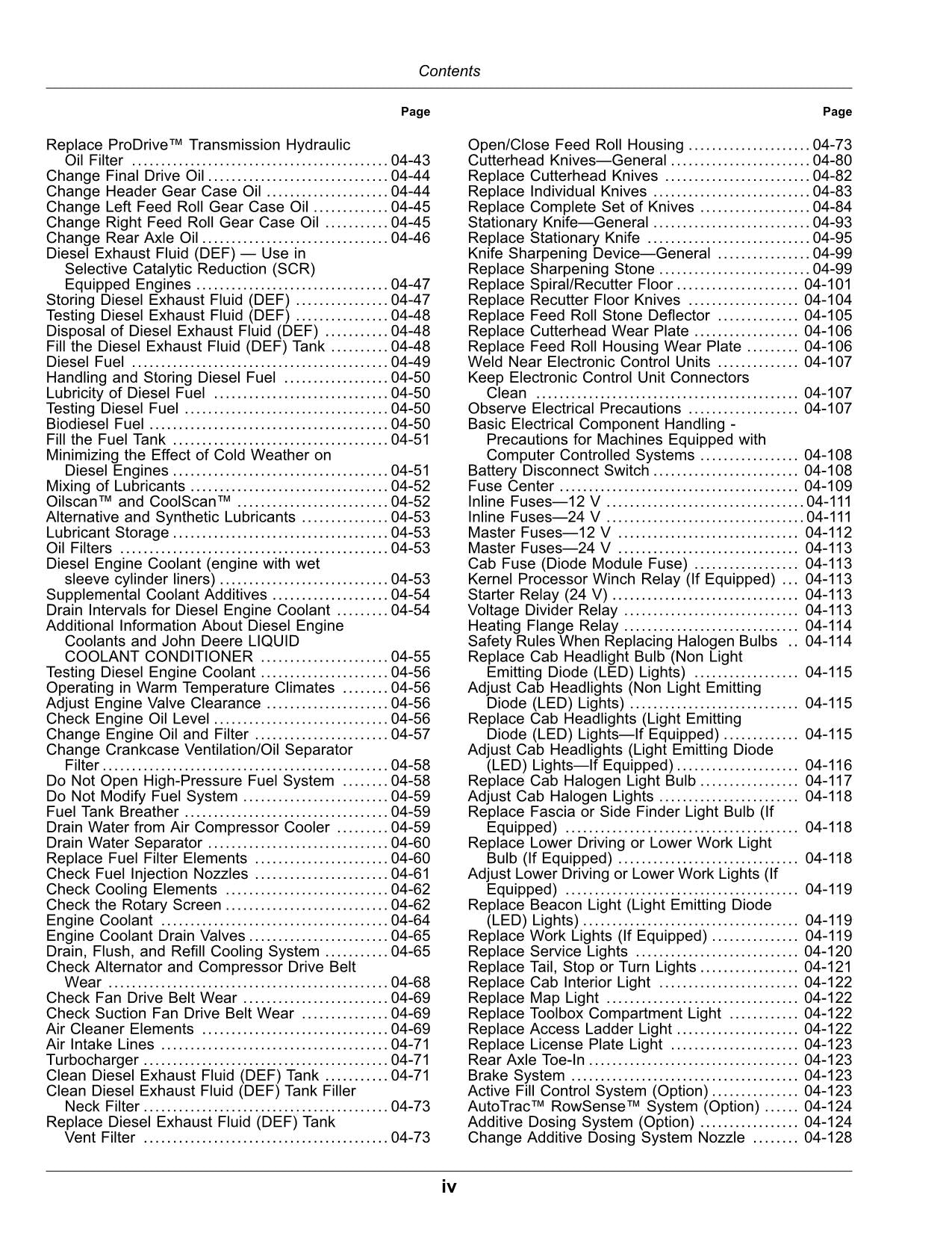 JOHN DEERE 9700 9800 9900 HARVESTER OPERATORS MANUAL #10