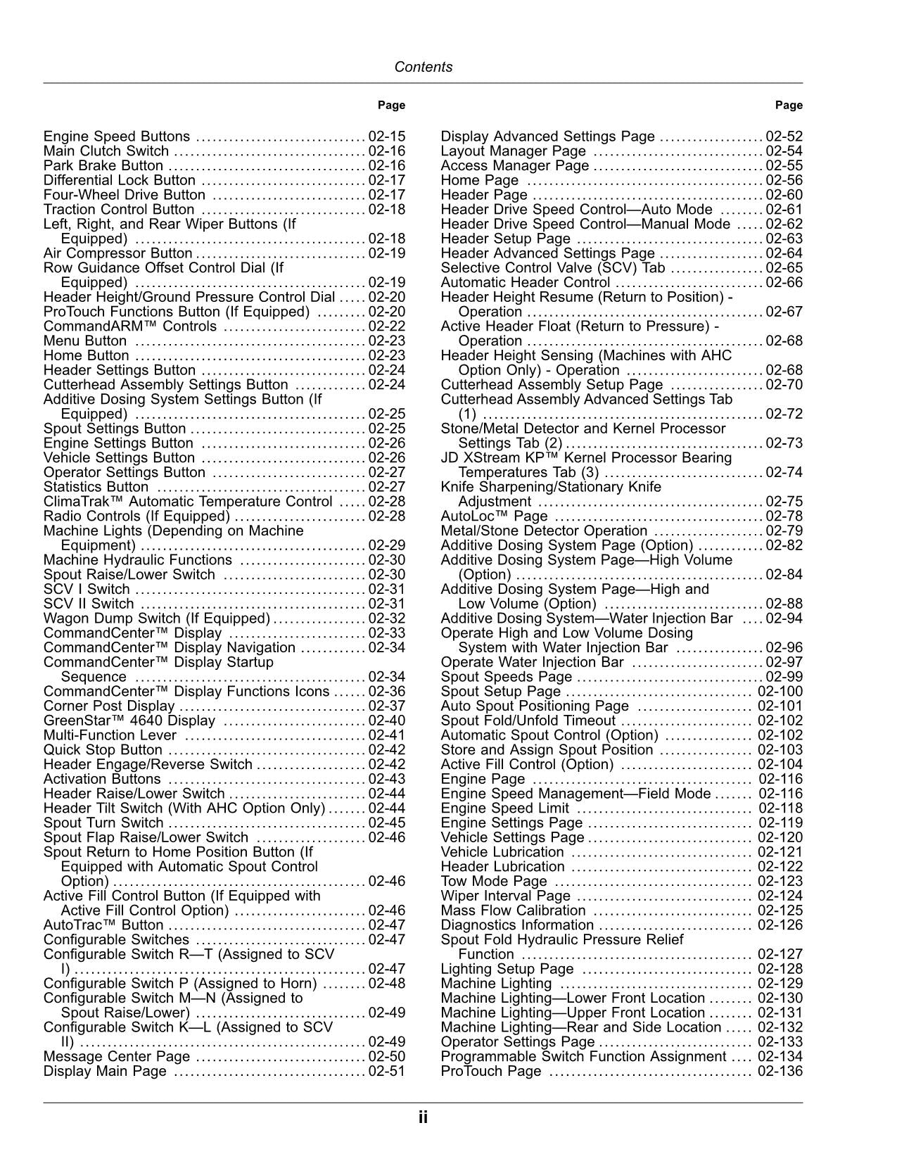 JOHN DEERE 9700 9800 9900 HARVESTER OPERATORS MANUAL #11