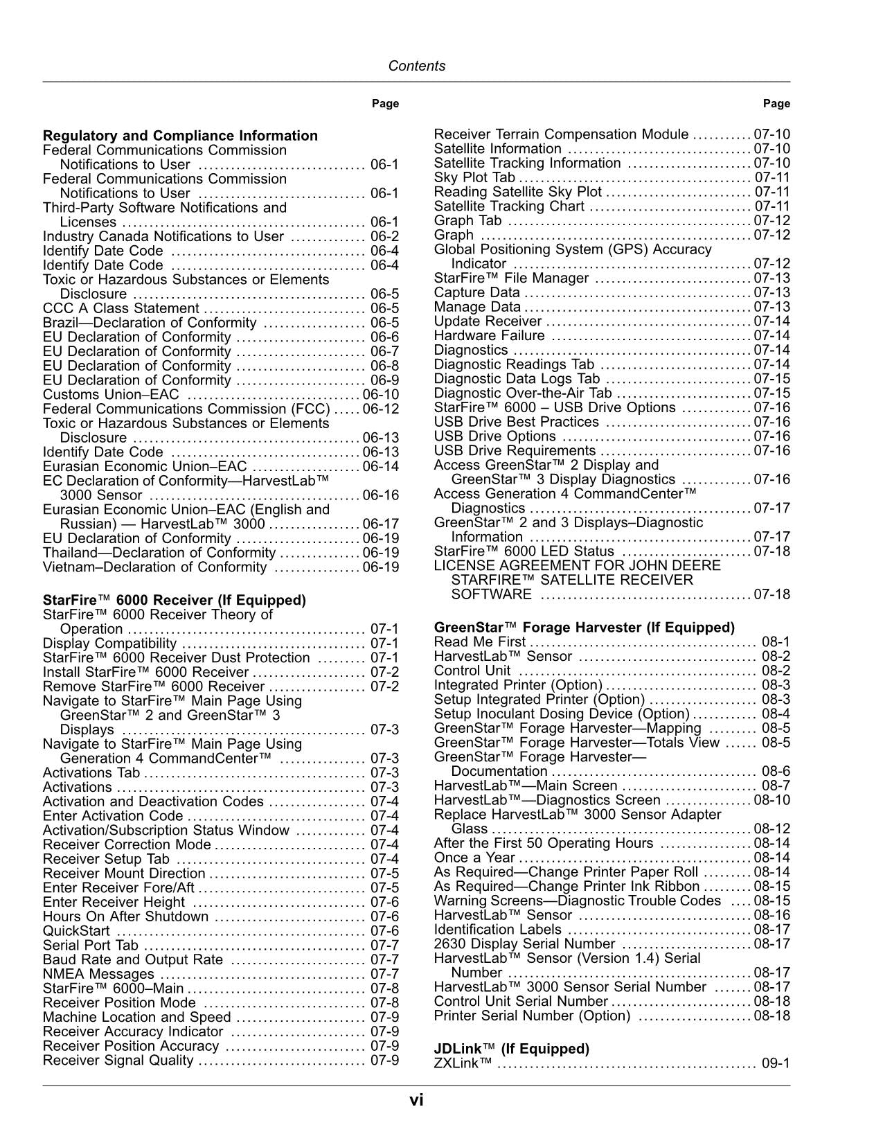 JOHN DEERE 8100 8200 8300 8600 8400 8500 9600  HARVESTER OPERATORS MANUAL