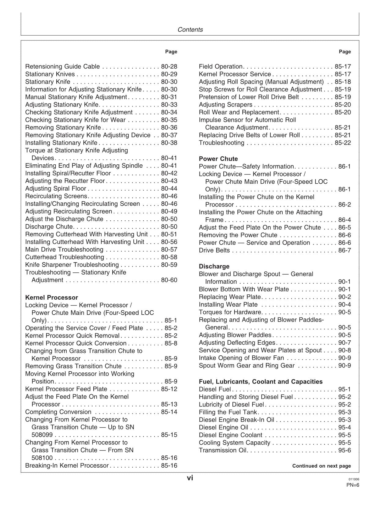 JOHN DEERE 7200 7300 7400 7500 7700 7800 HARVESTER OPERATORS MANUAL #1