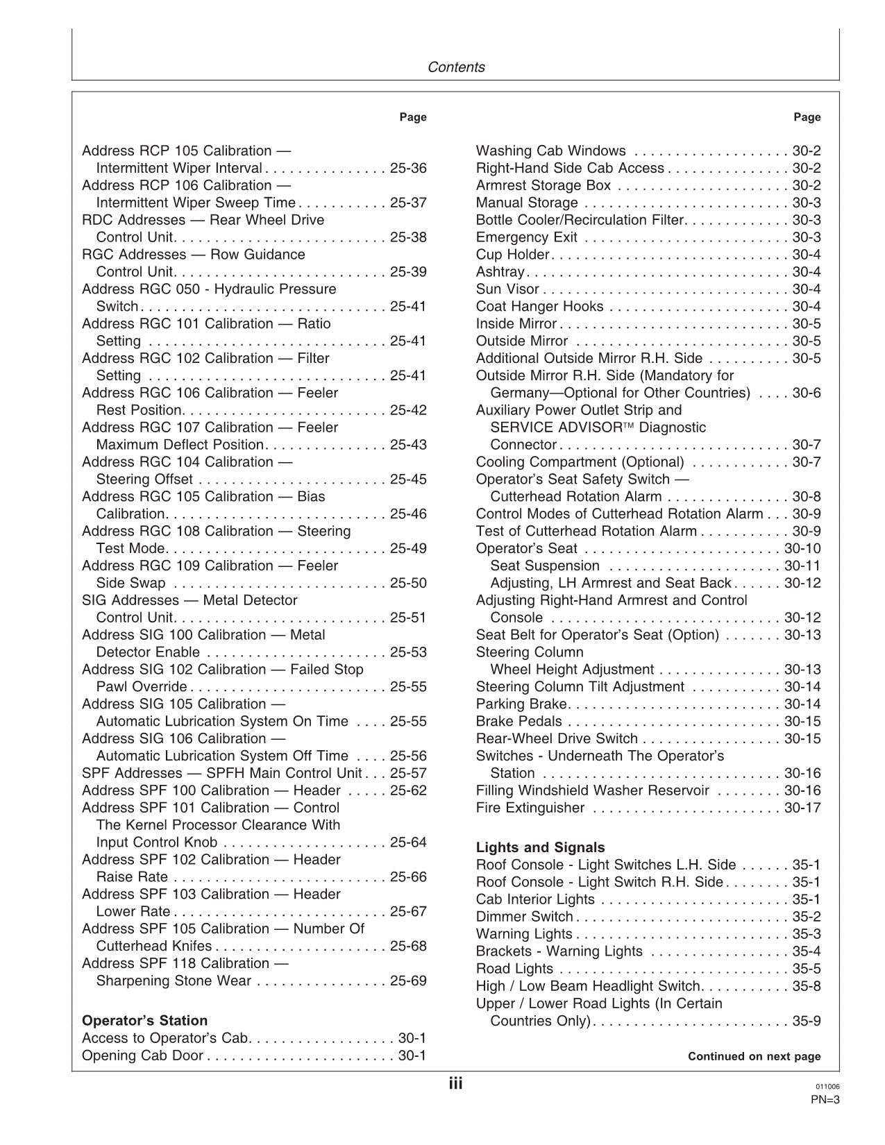 JOHN DEERE 7200 7300 7400 7500 7700 7800 HARVESTER OPERATORS MANUAL #1