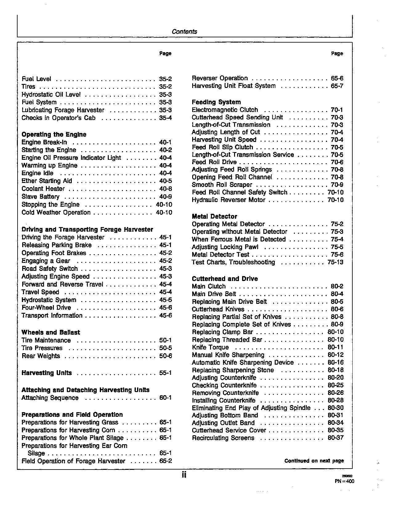 JOHN DEERE 6610 6710 6810 6910 HARVESTER OPERATORS MANUAL #1