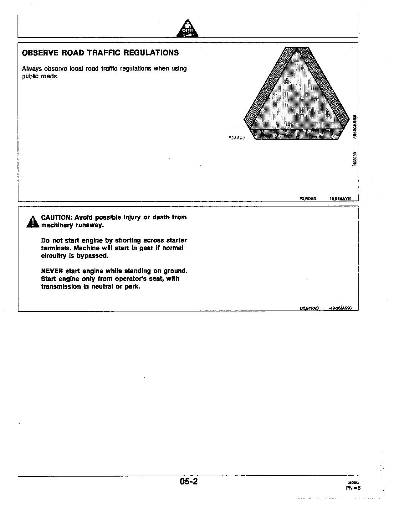 JOHN DEERE 6610 6710 6810 6910 HARVESTER OPERATORS MANUAL #1