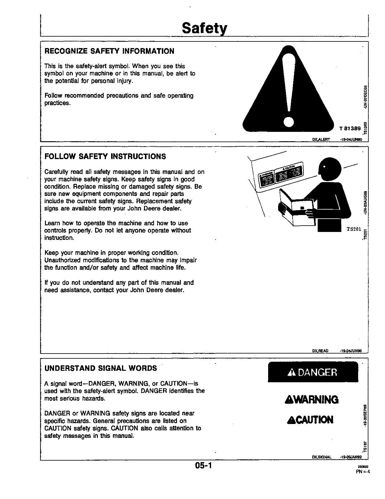 JOHN DEERE 6610 6710 6810 6910 HARVESTER OPERATORS MANUAL #1