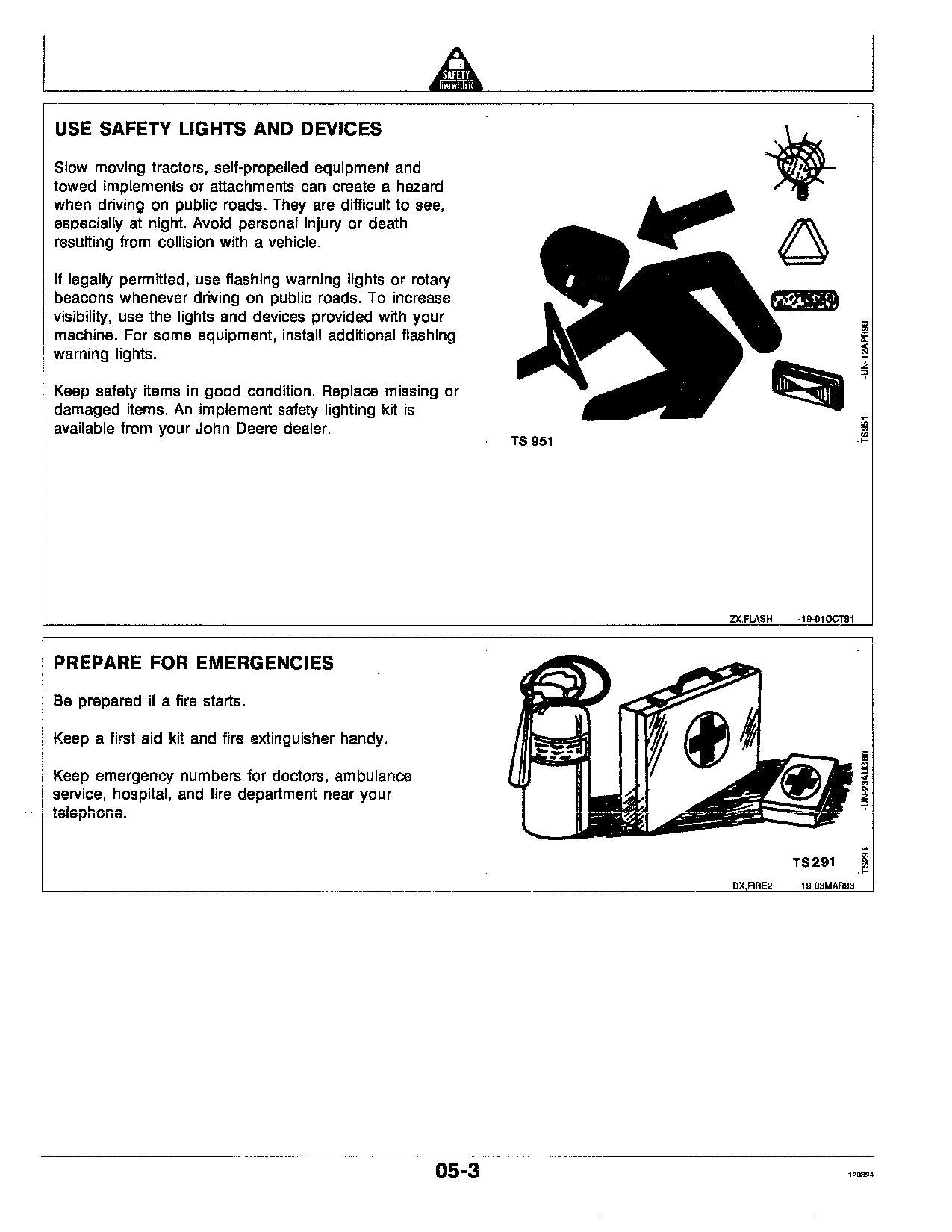 JOHN DEERE 6610 6710 6810 6910 HARVESTER OPERATORS MANUAL #2