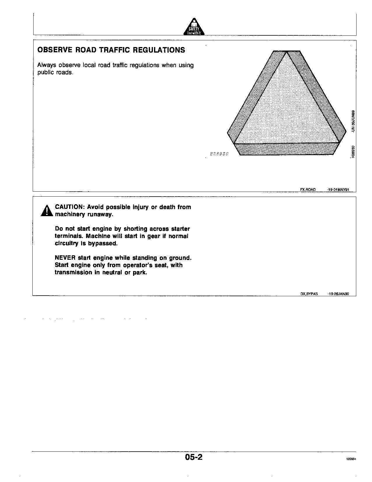 JOHN DEERE 6610 6710 6810 6910 HARVESTER OPERATORS MANUAL #2