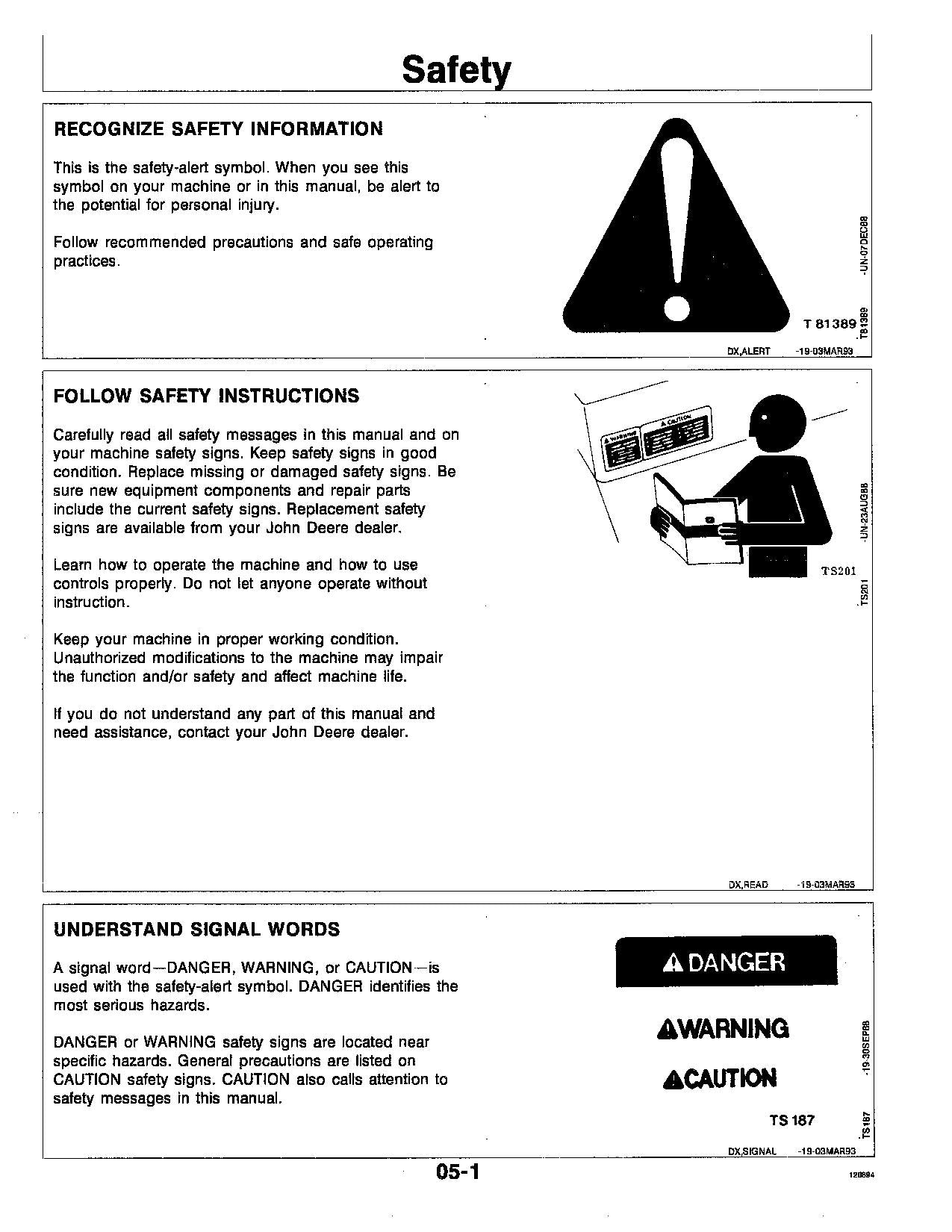 JOHN DEERE 6610 6710 6810 6910 HARVESTER OPERATORS MANUAL #2