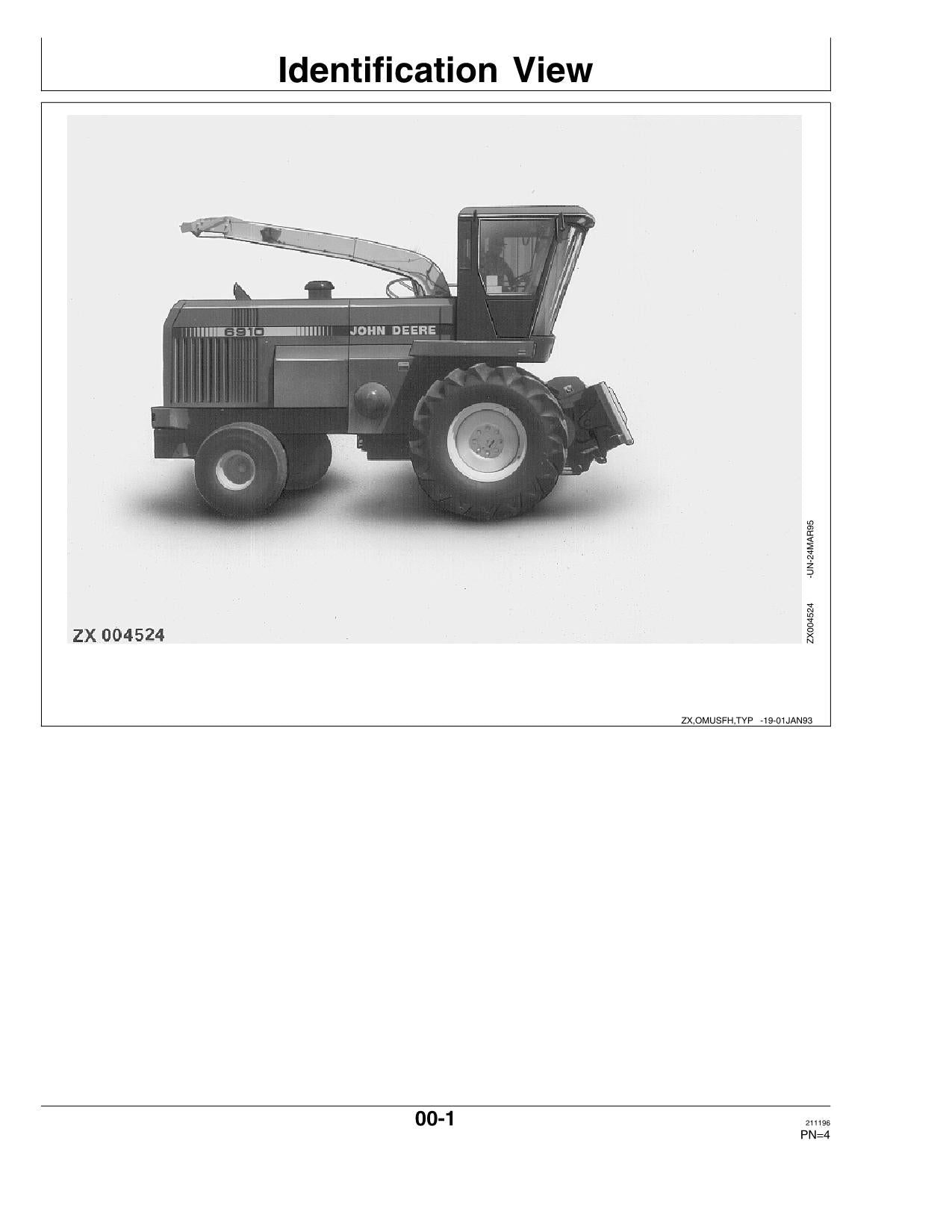 JOHN DEERE 6610 6710 6810 6910 HARVESTER OPERATORS MANUAL #3