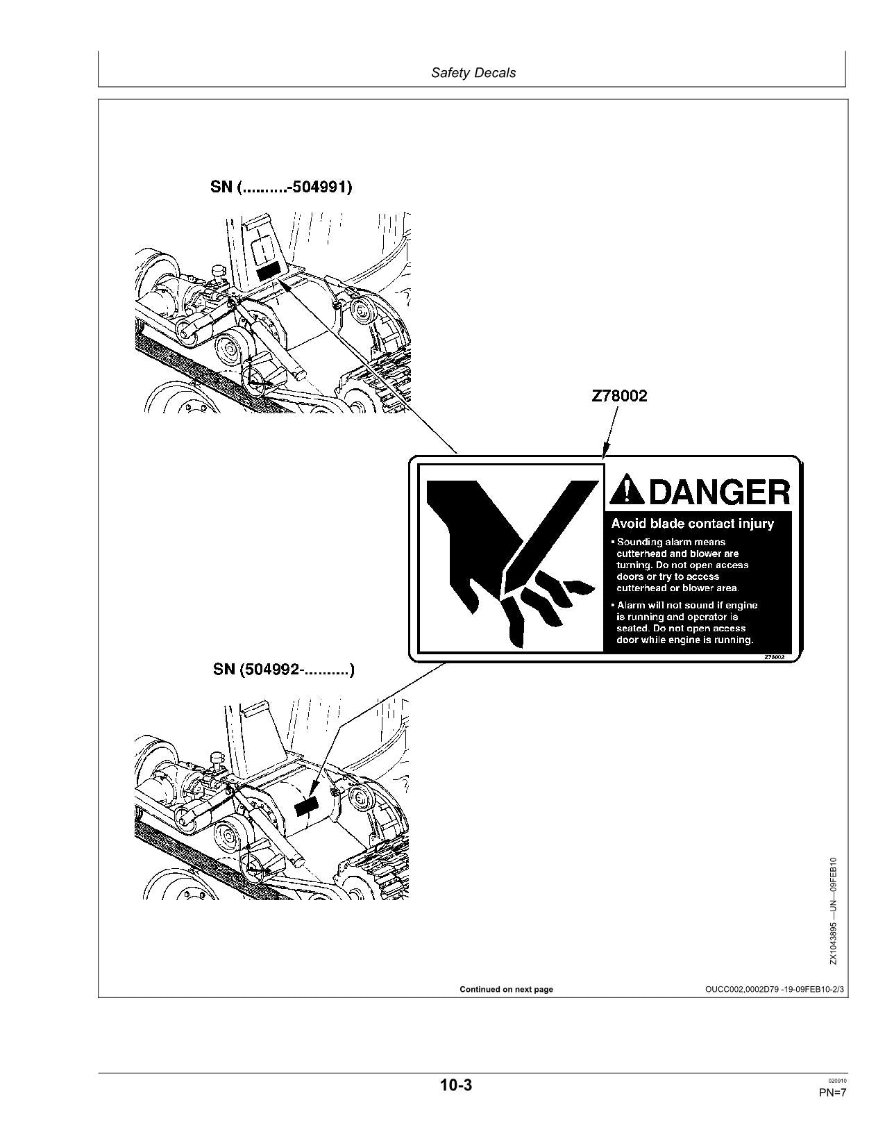 JOHN DEERE 6610 6710 6810 6910 HARVESTER OPERATORS MANUAL #3