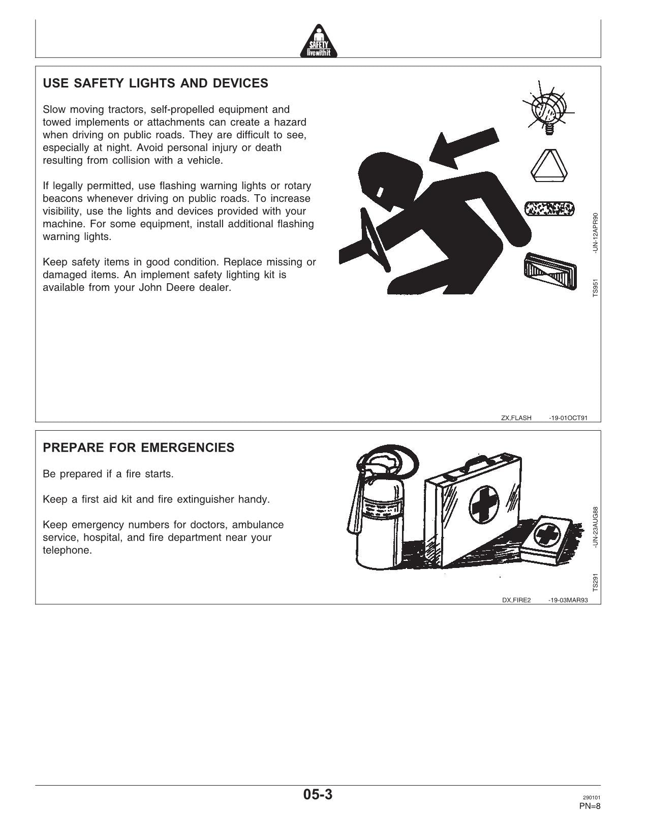 JOHN DEERE 6610 6710 6810 6910 HARVESTER OPERATORS MANUAL #4