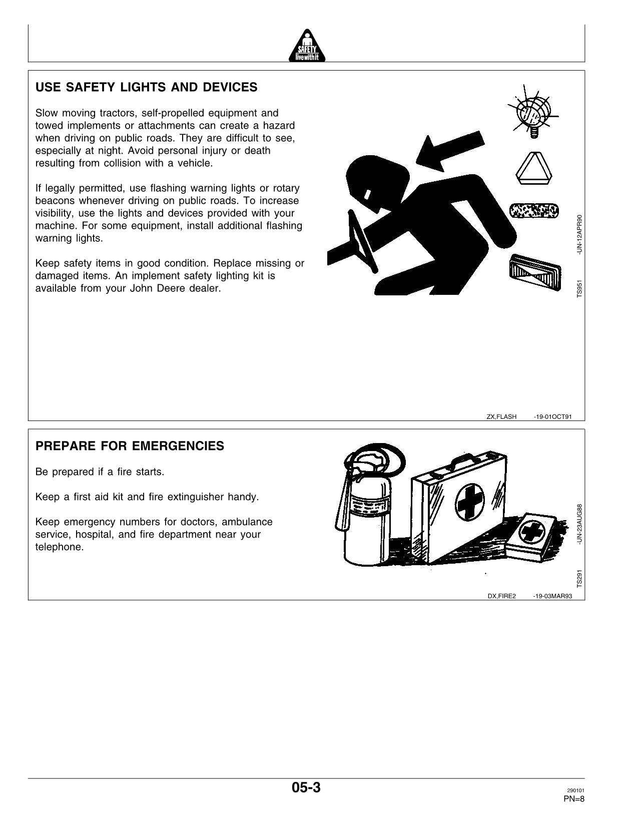 JOHN DEERE 6610 6710 6810 6910 HARVESTER OPERATORS MANUAL #6