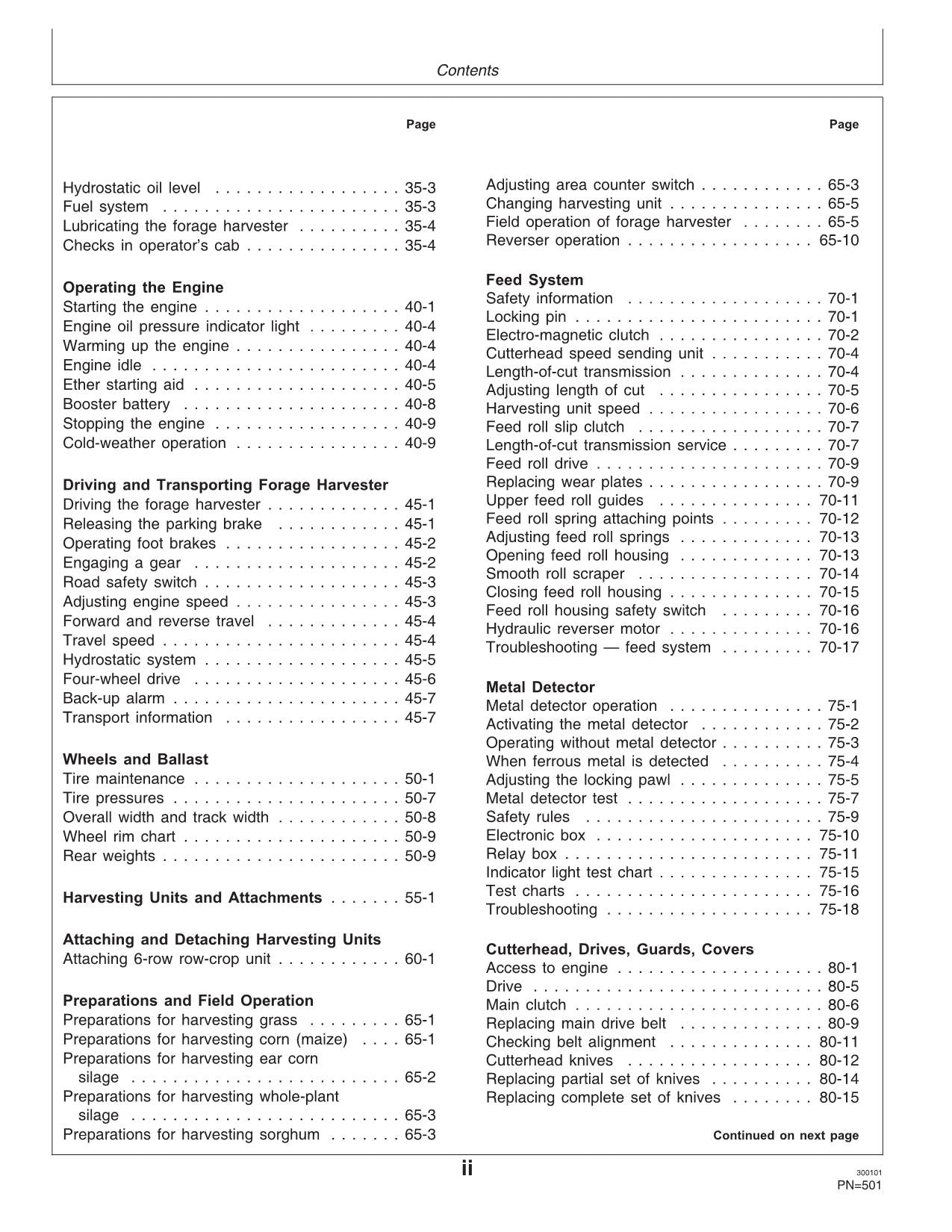 JOHN DEERE 6650 6750 6850 6950 MÄHDRESCHER BEDIENUNGSANLEITUNG #4