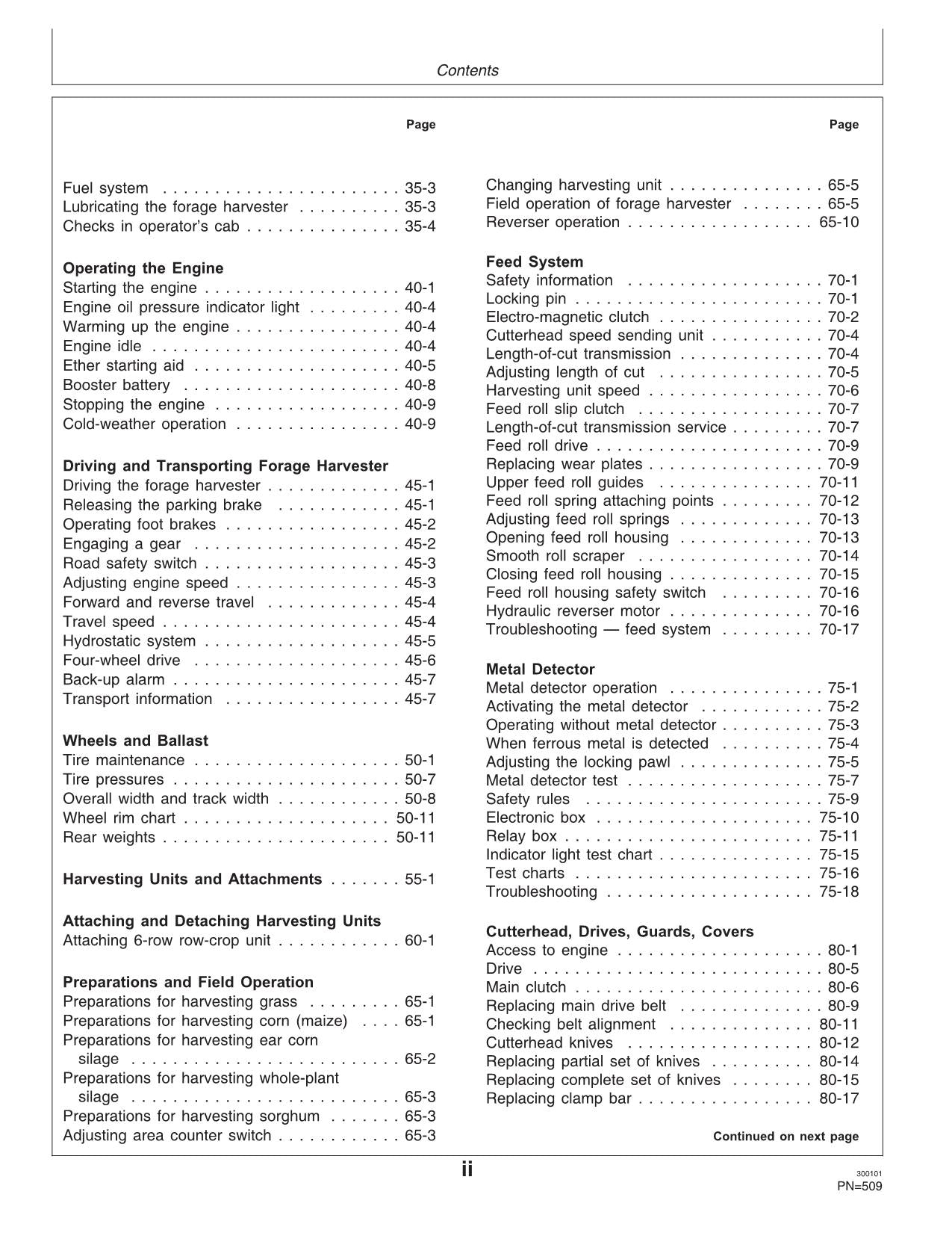 JOHN DEERE 6650 6750 6850 6950 HARVESTER OPERATORS MANUAL #5