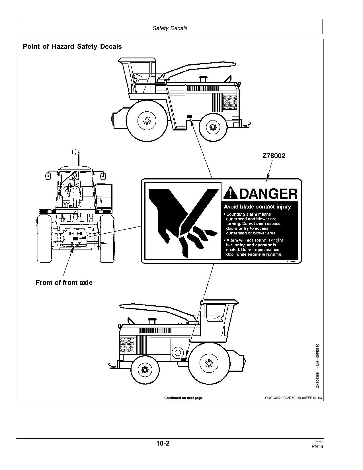 JOHN DEERE 6650 6750 6850 6950 MÄHDRESCHER BEDIENUNGSANLEITUNG #6