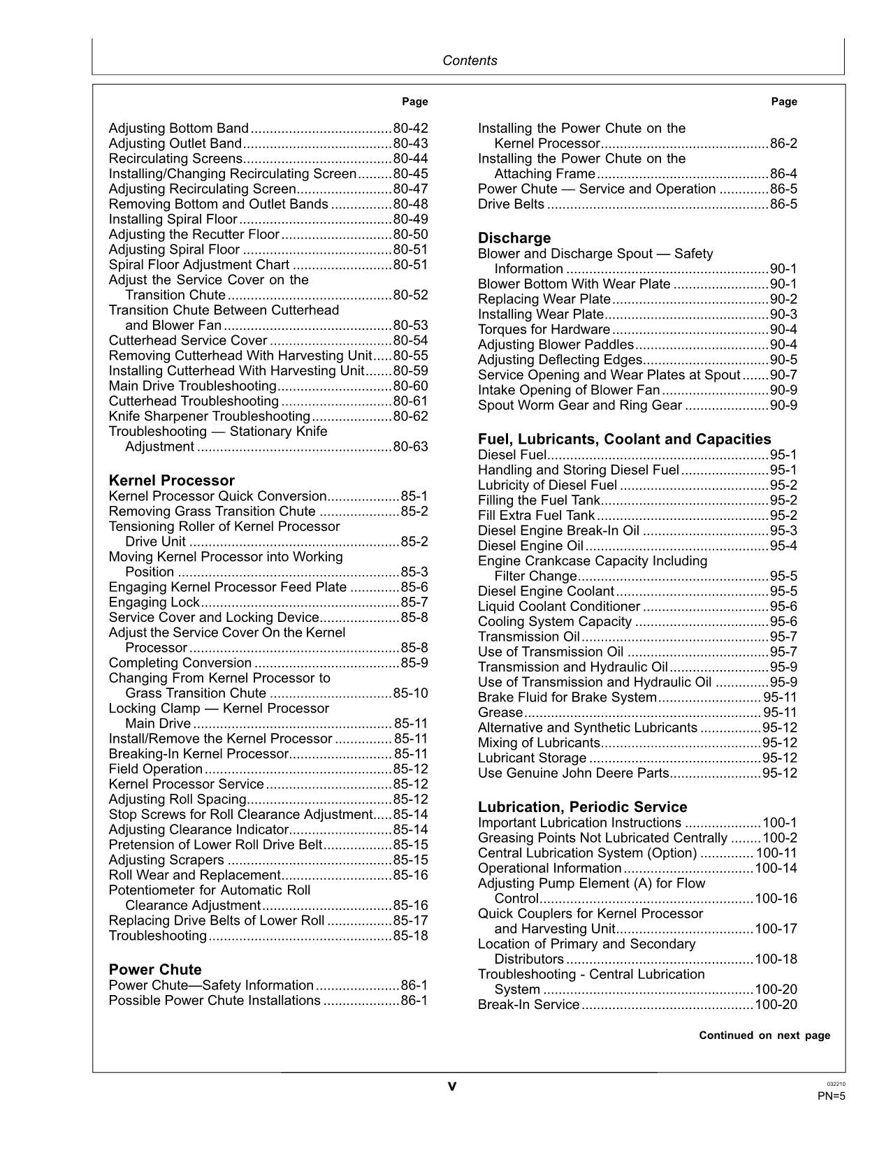 MANUEL D'UTILISATION DE LA MOISSONNEUSE JOHN DEERE 6650 6750 6850 6950 #8