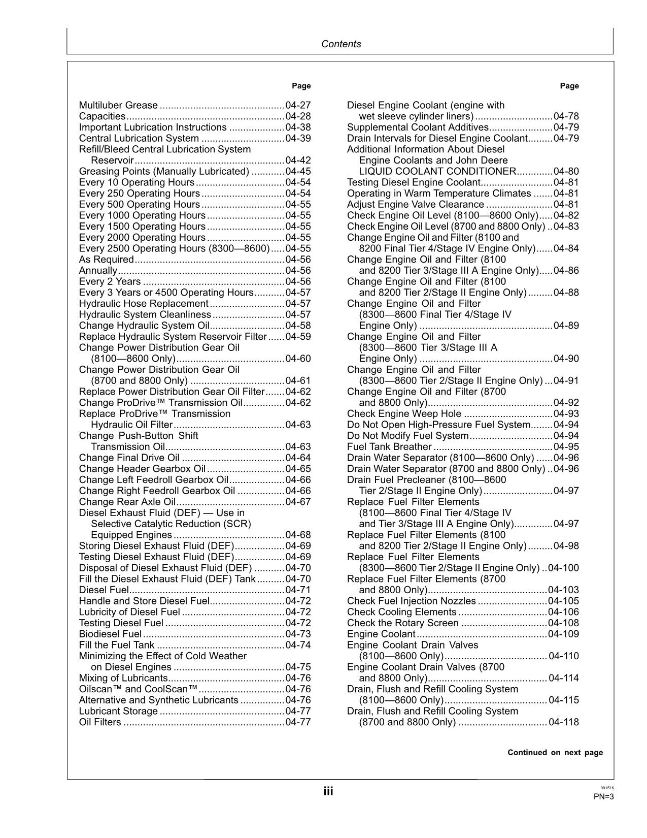 JOHN DEERE 8500 8600 8700 8800 MÄHDRESCHER BEDIENUNGSANLEITUNG OMZ93144