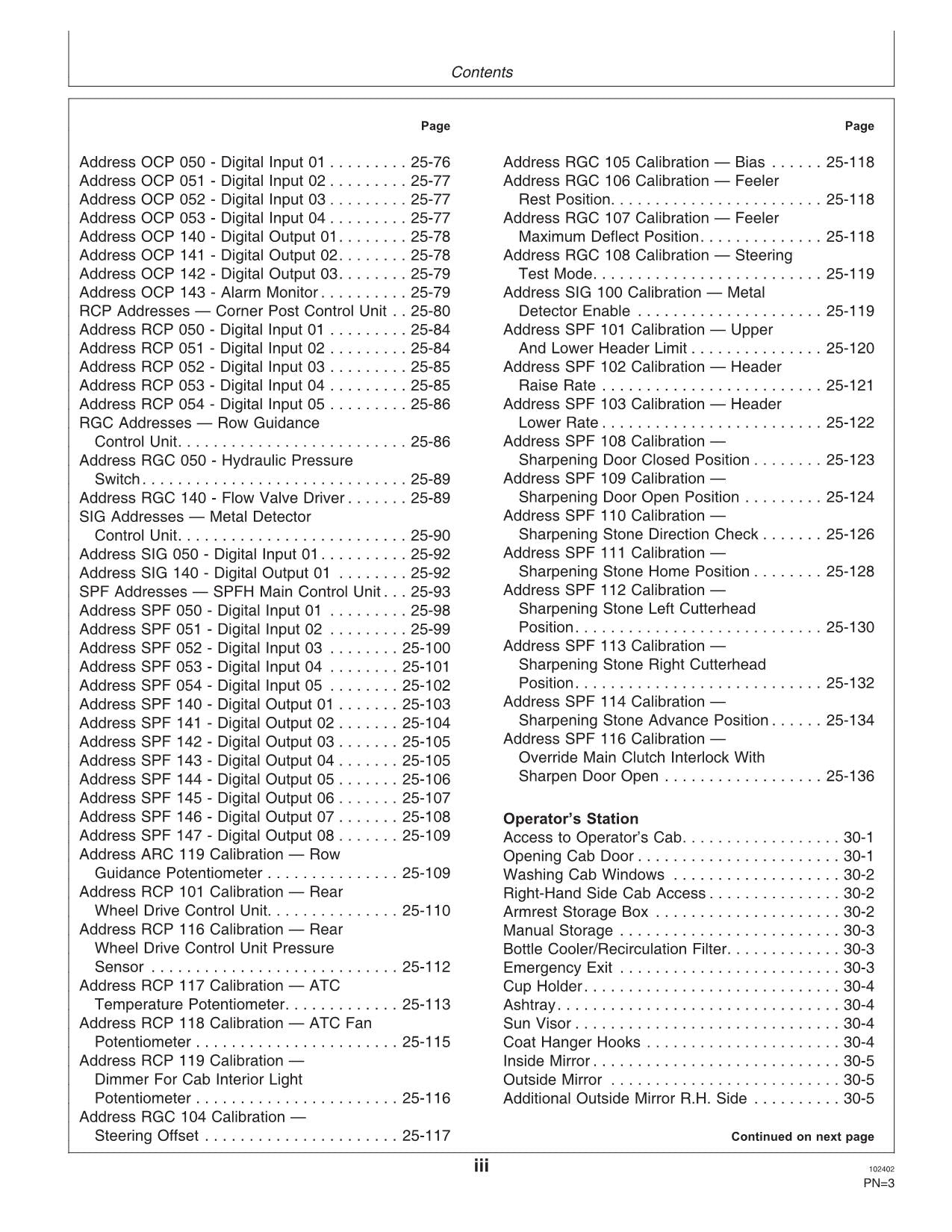 JOHN DEERE 7200 7300 7400 7500 MÄHDRESCHER BEDIENUNGSANLEITUNG #1