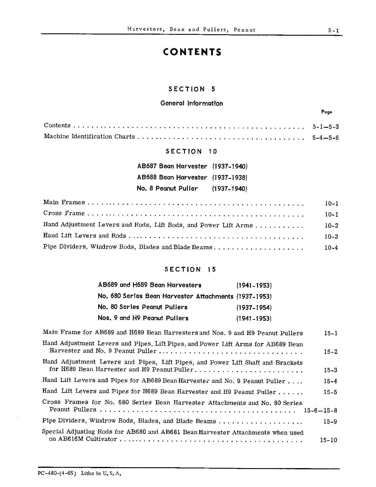 JOHN DEERE AB695 AT24 AT246 MT692 MT693 HARVESTER PARTS CATALOG MANUAL