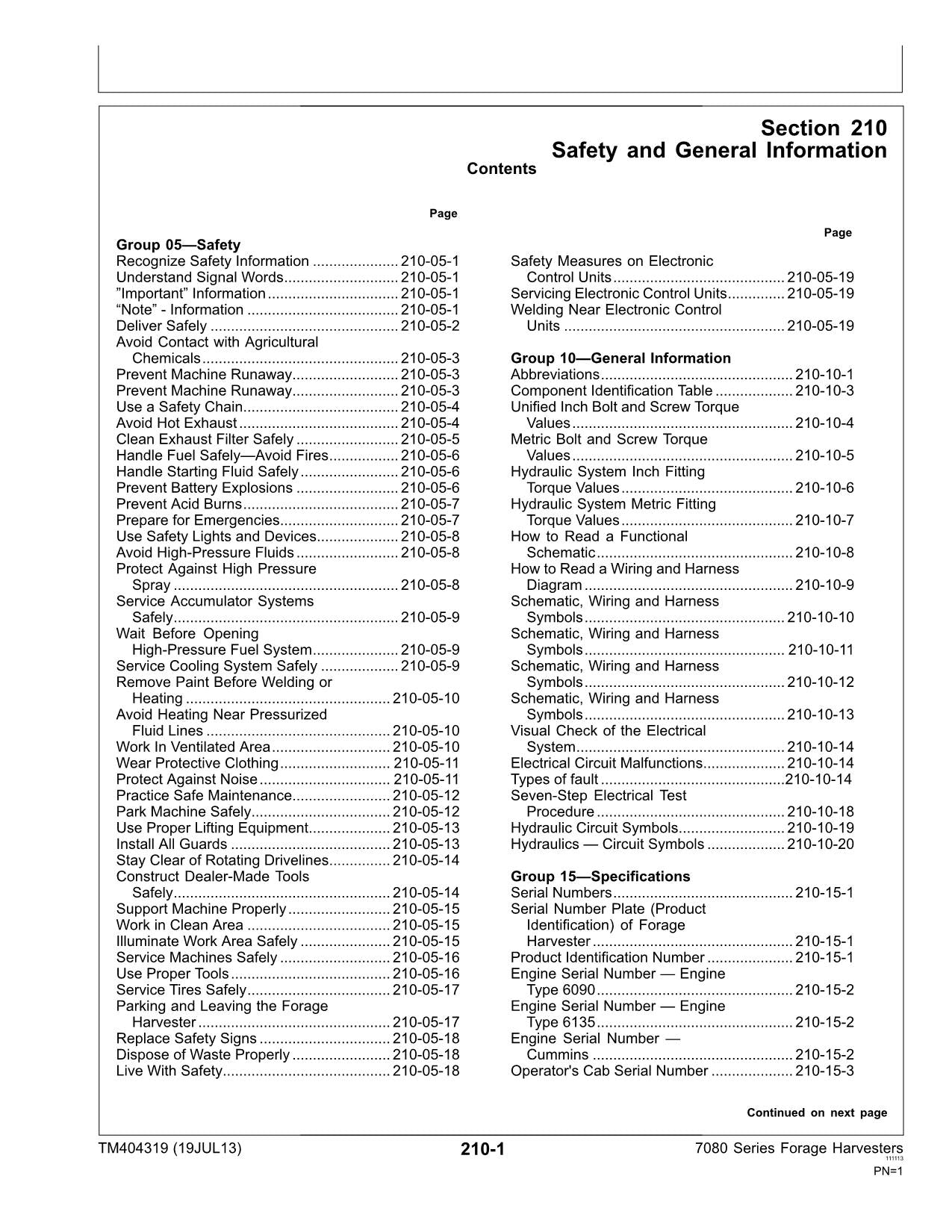 JOHN DEERE 7180 7280 7380 MÄHDRESCHER DIAGNOSE-SERVICEHANDBUCH